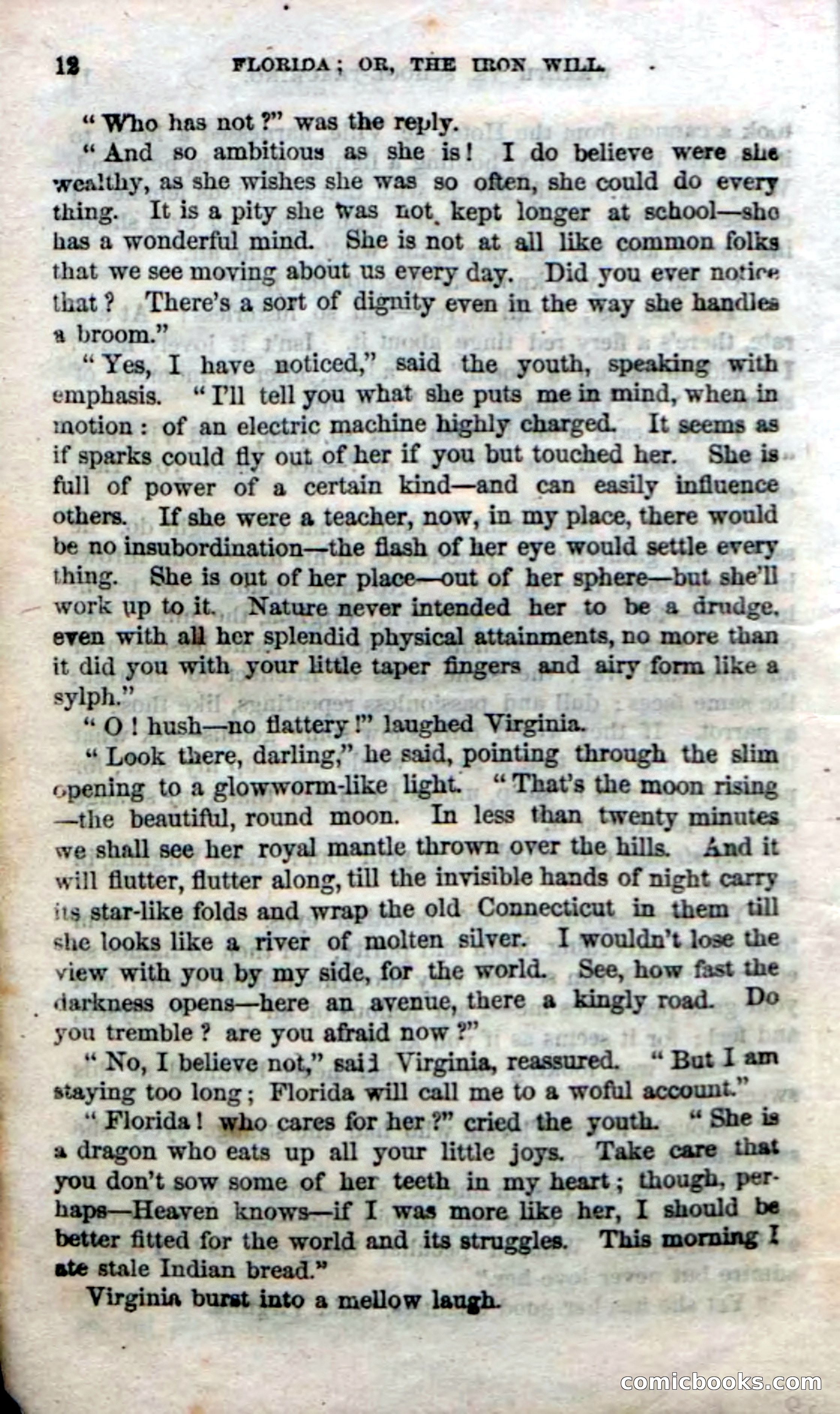 Beadle's Dime Novels No. 20: Florida; or, The Iron Will — page 14 of 130