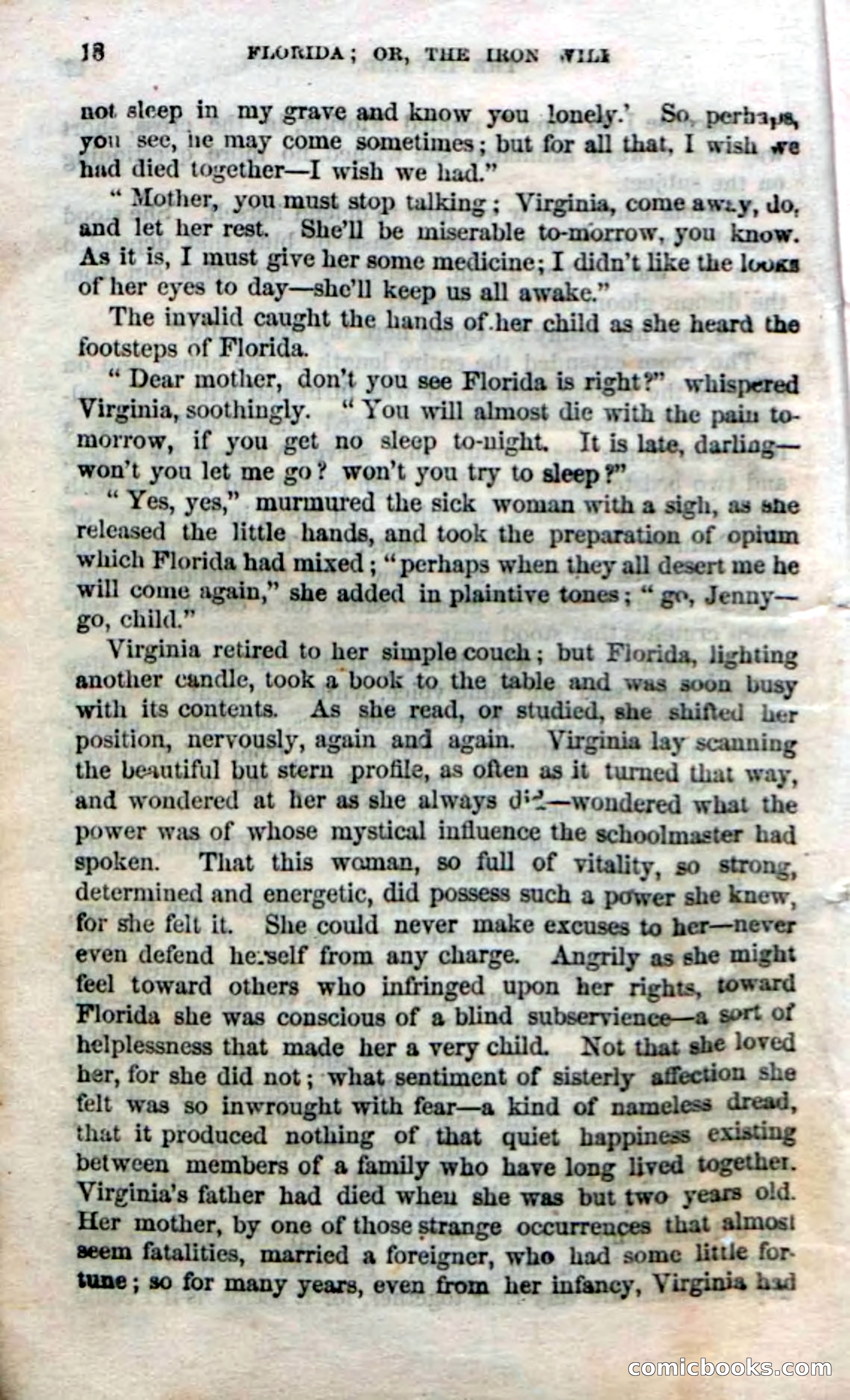 Beadle's Dime Novels No. 20: Florida; or, The Iron Will — page 20 of 130