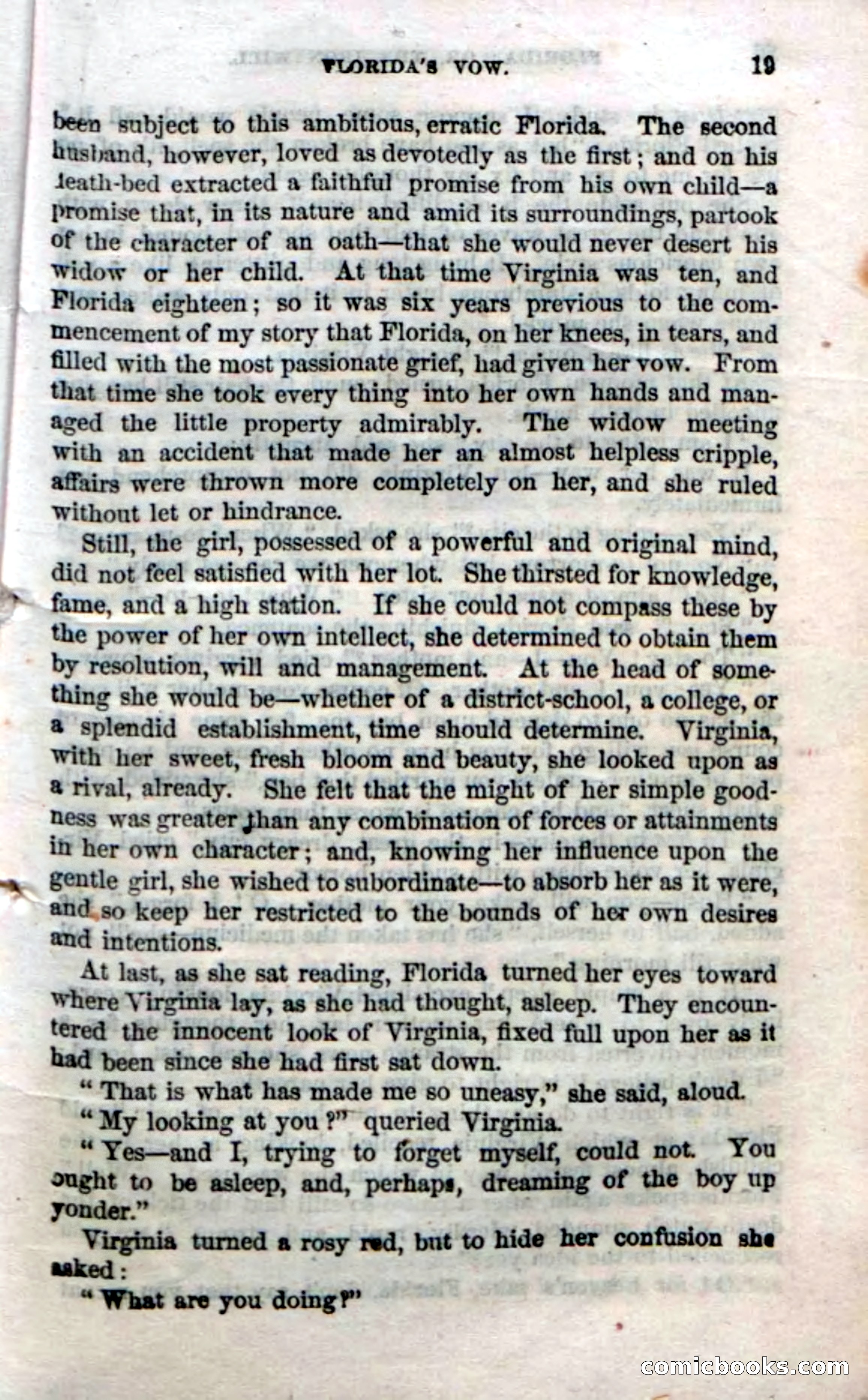 Beadle's Dime Novels No. 20: Florida; or, The Iron Will — page 21 of 130
