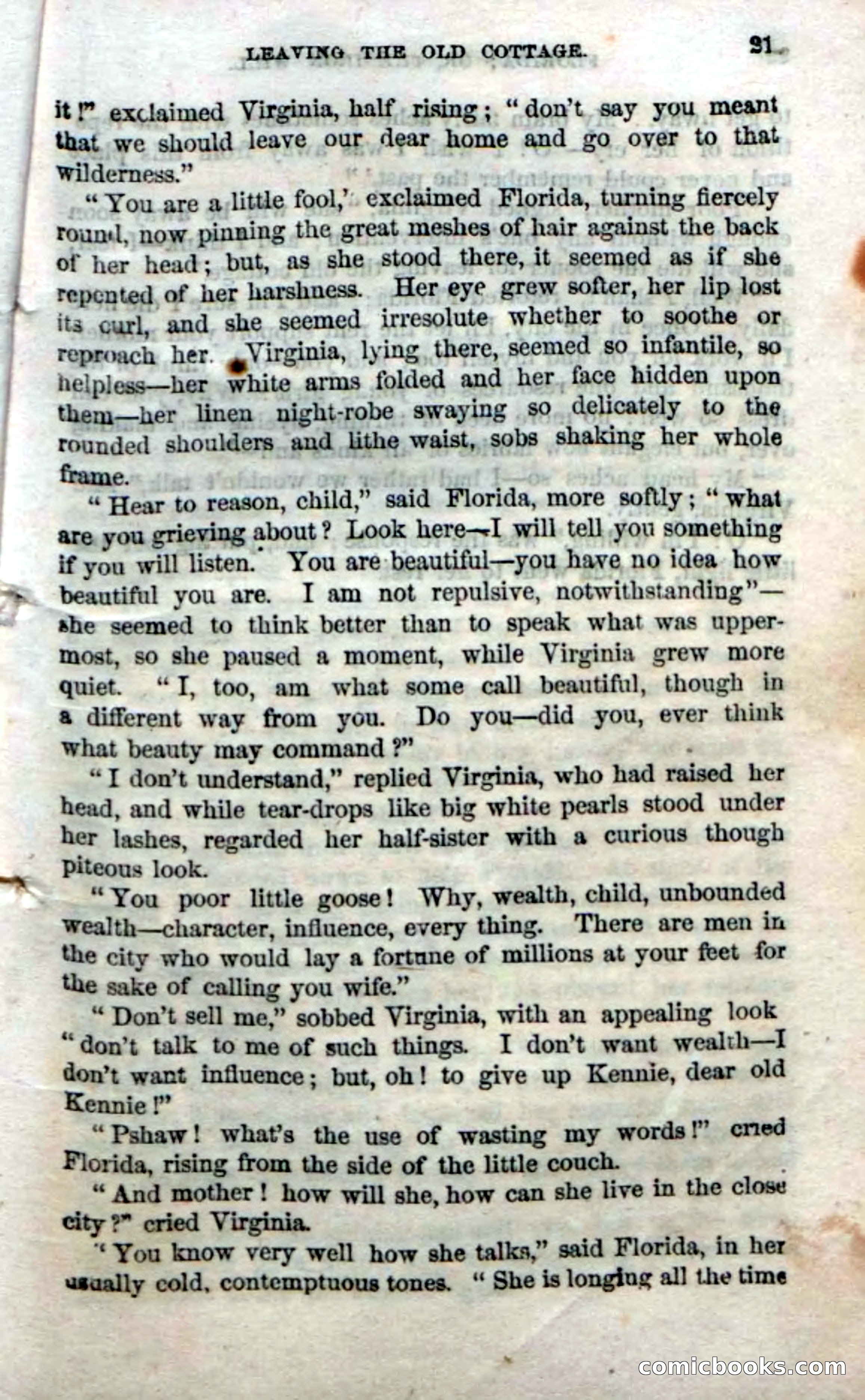 Beadle's Dime Novels No. 20: Florida; or, The Iron Will — page 23 of 130