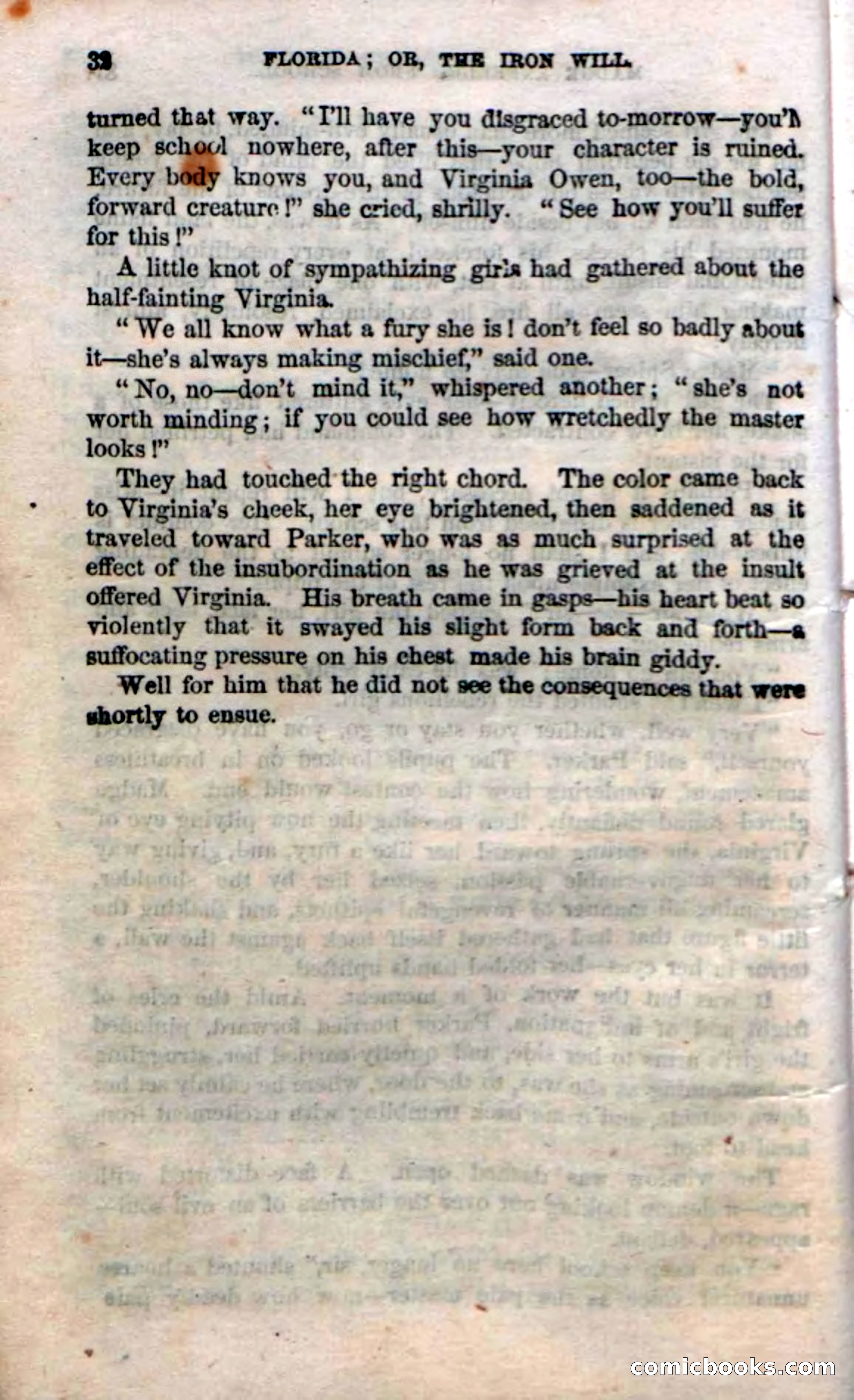 Beadle's Dime Novels No. 20: Florida; or, The Iron Will — page 34 of 130