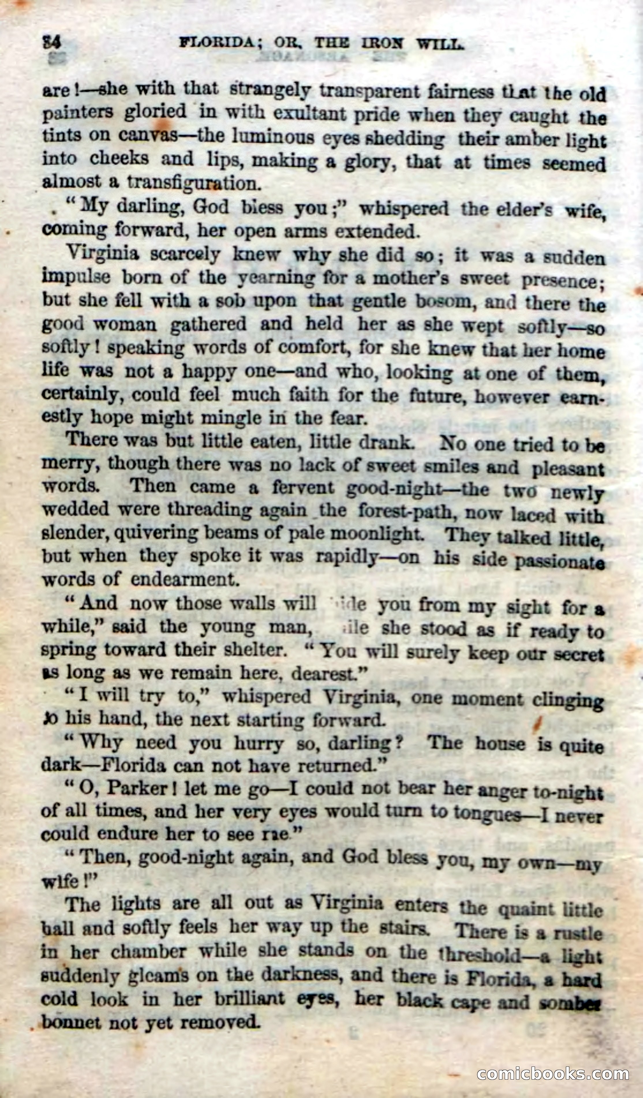 Beadle's Dime Novels No. 20: Florida; or, The Iron Will — page 36 of 130