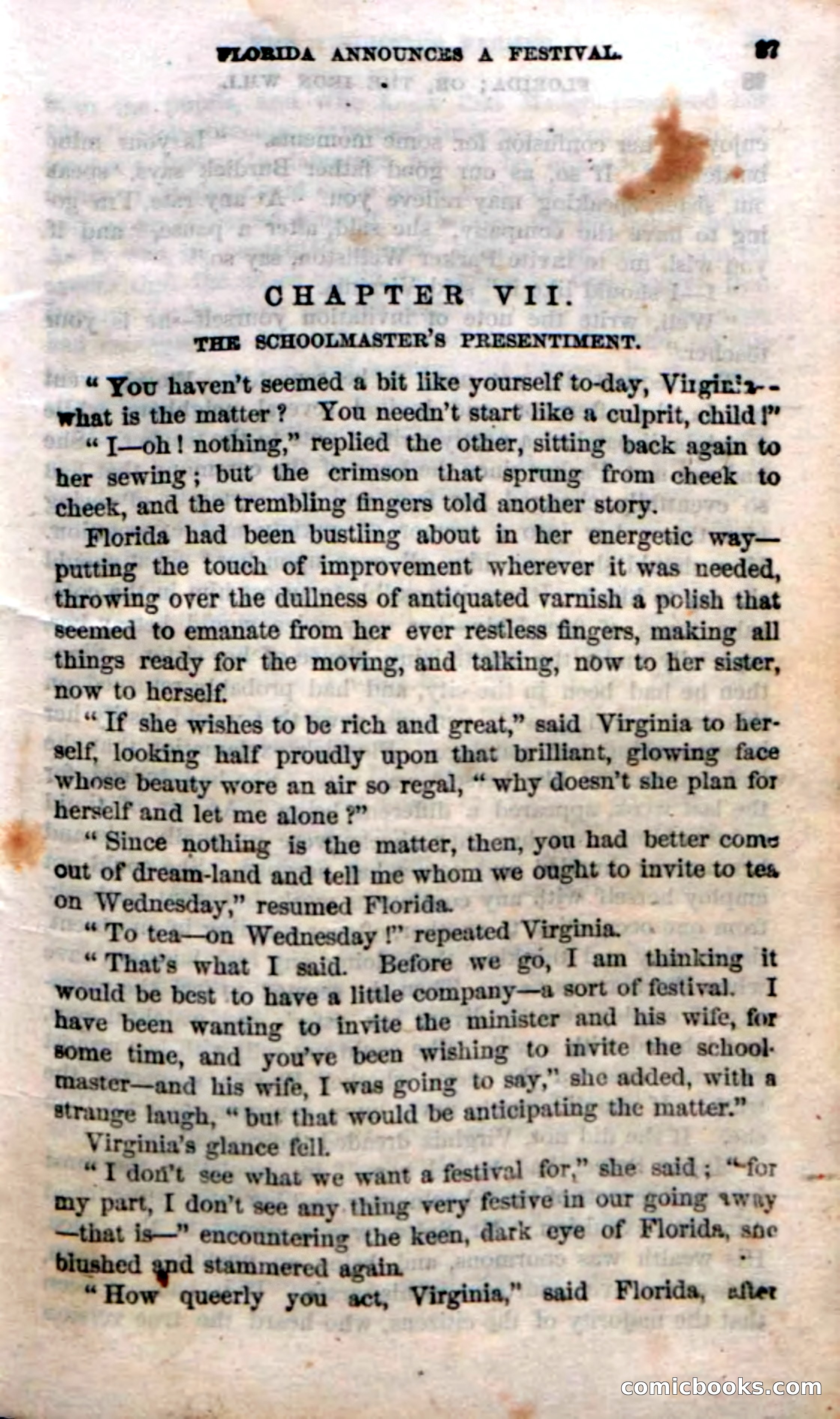 Beadle's Dime Novels No. 20: Florida; or, The Iron Will — page 39 of 130