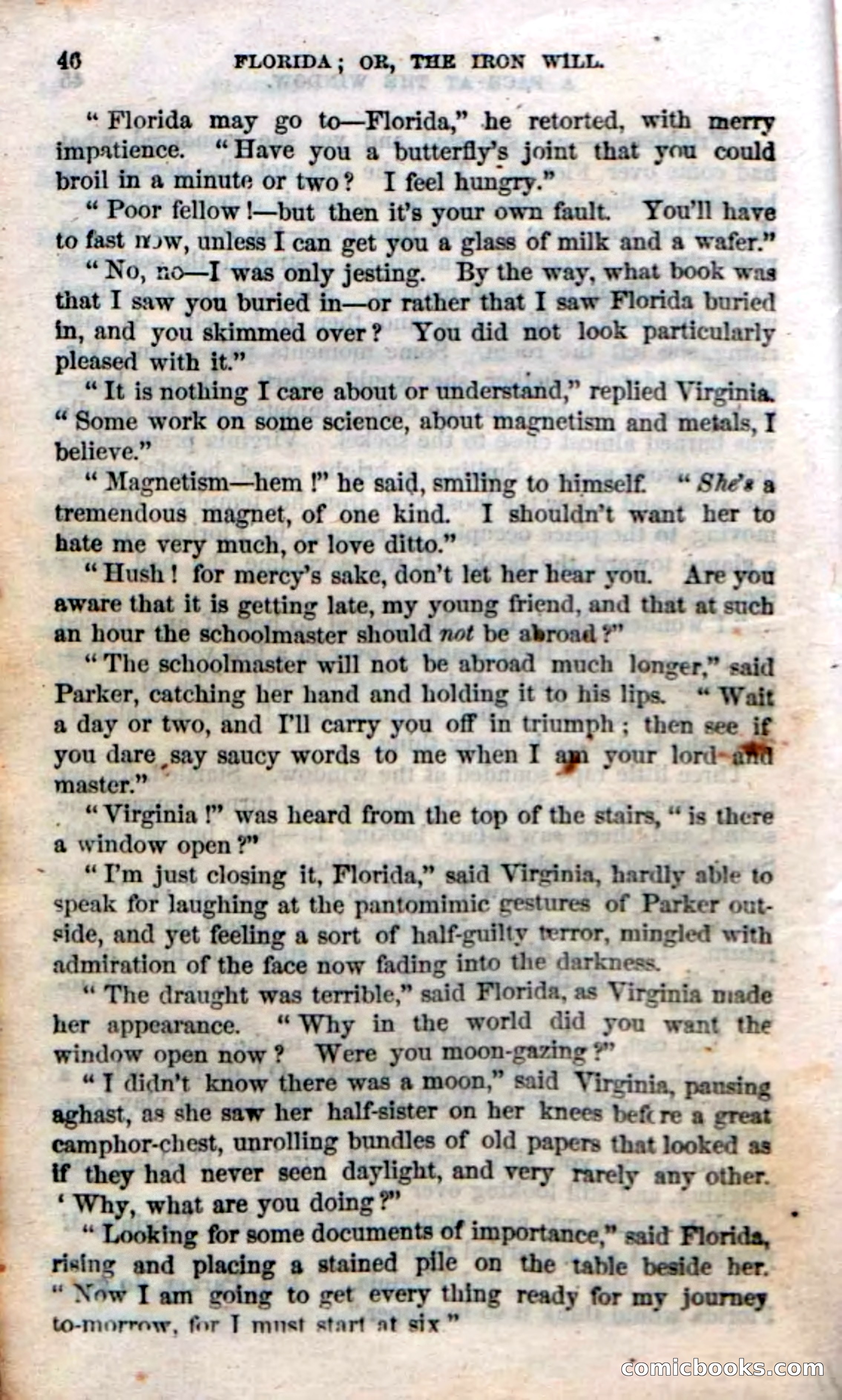 Beadle's Dime Novels No. 20: Florida; or, The Iron Will — page 48 of 130
