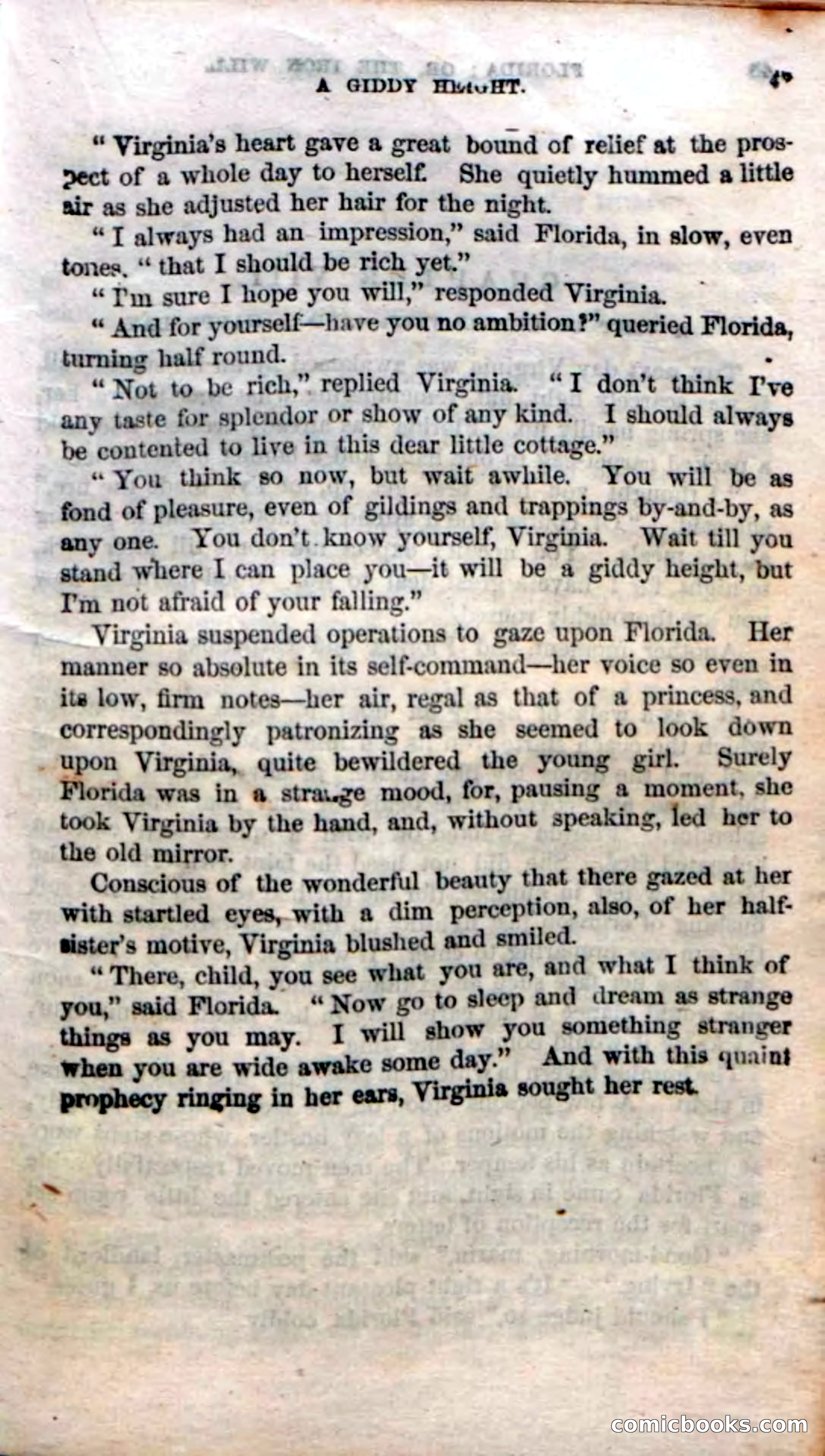 Beadle's Dime Novels No. 20: Florida; or, The Iron Will — page 49 of 130