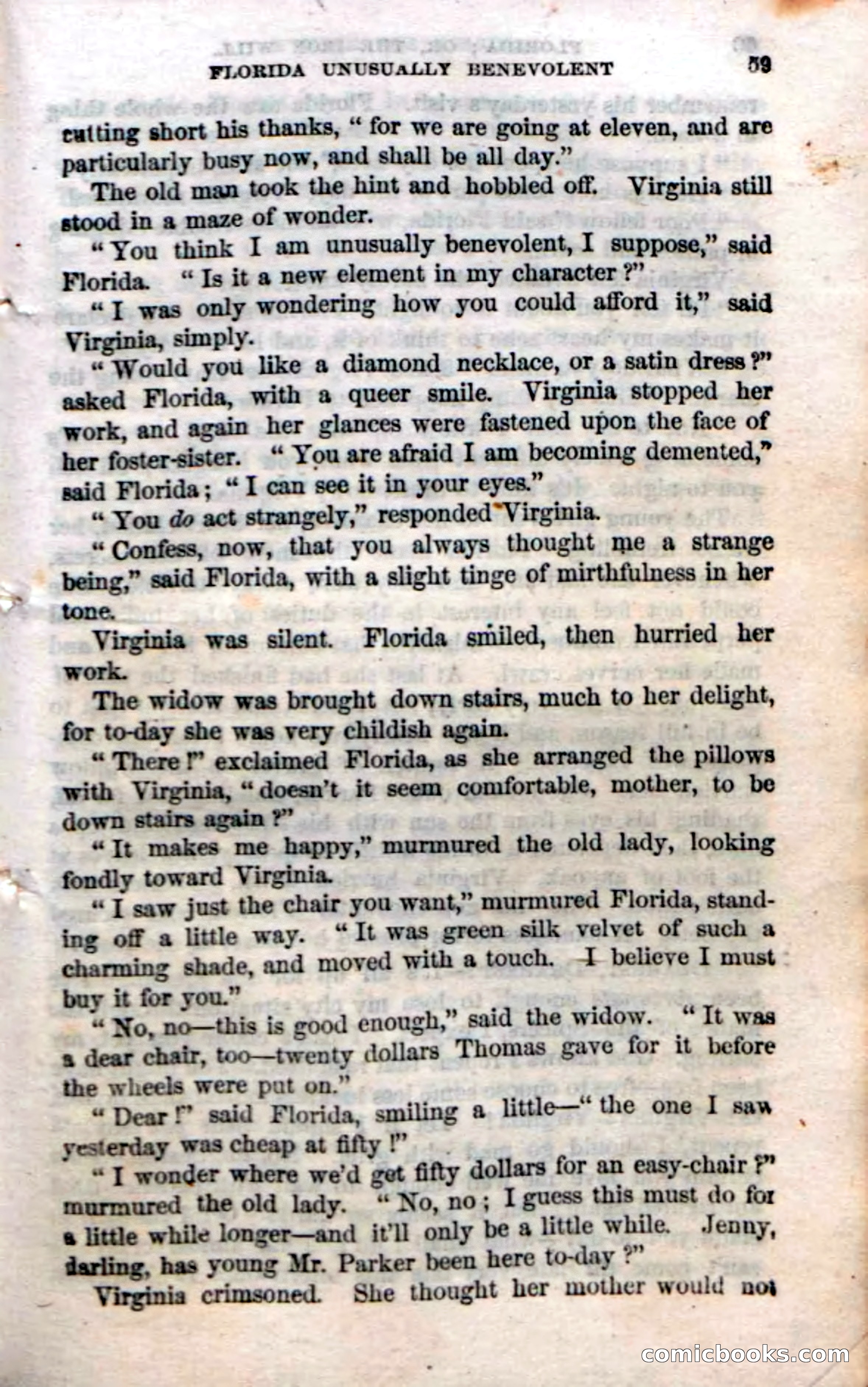 Beadle's Dime Novels No. 20: Florida; or, The Iron Will — page 61 of 130