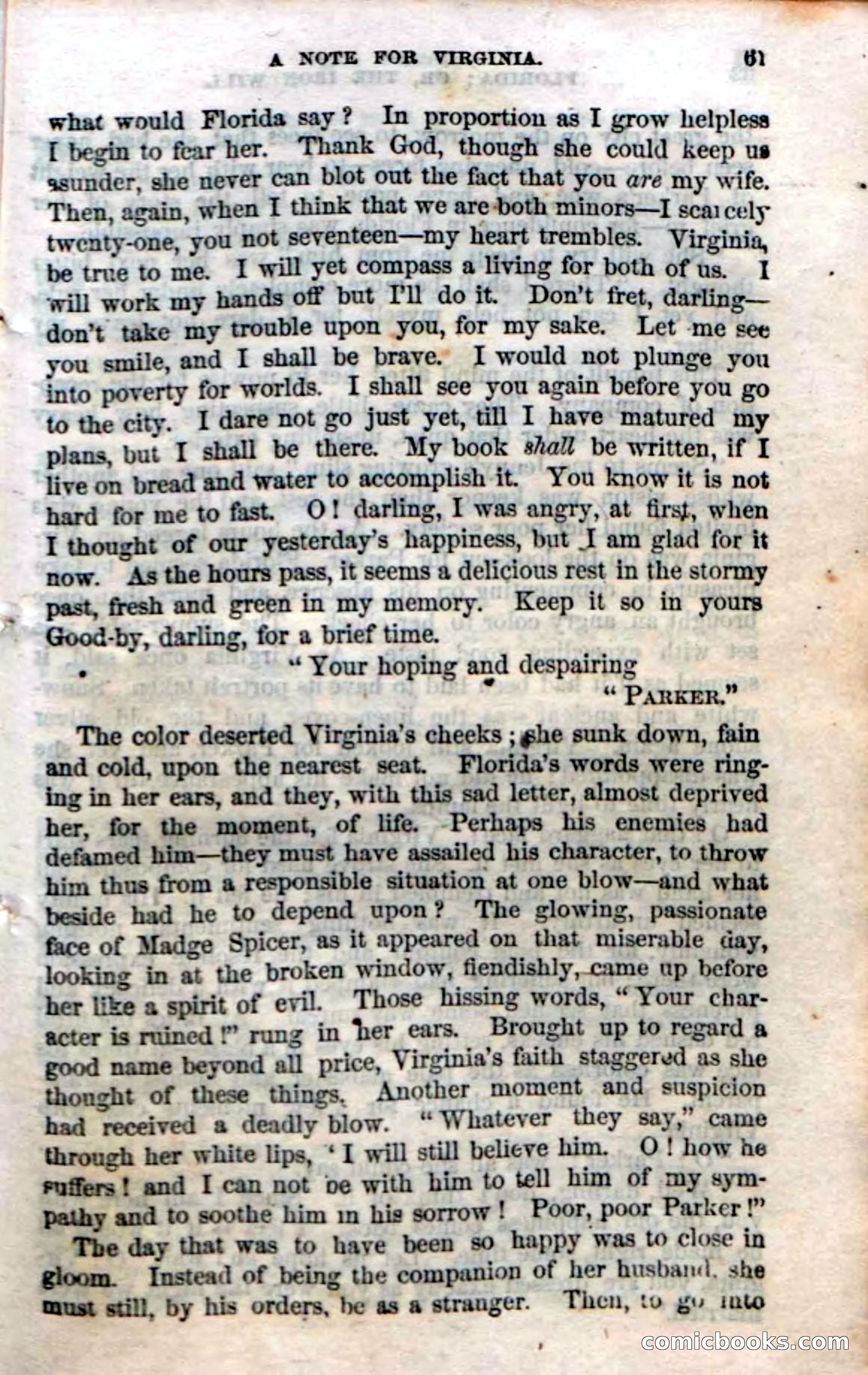 Beadle's Dime Novels No. 20: Florida; or, The Iron Will — page 63 of 130