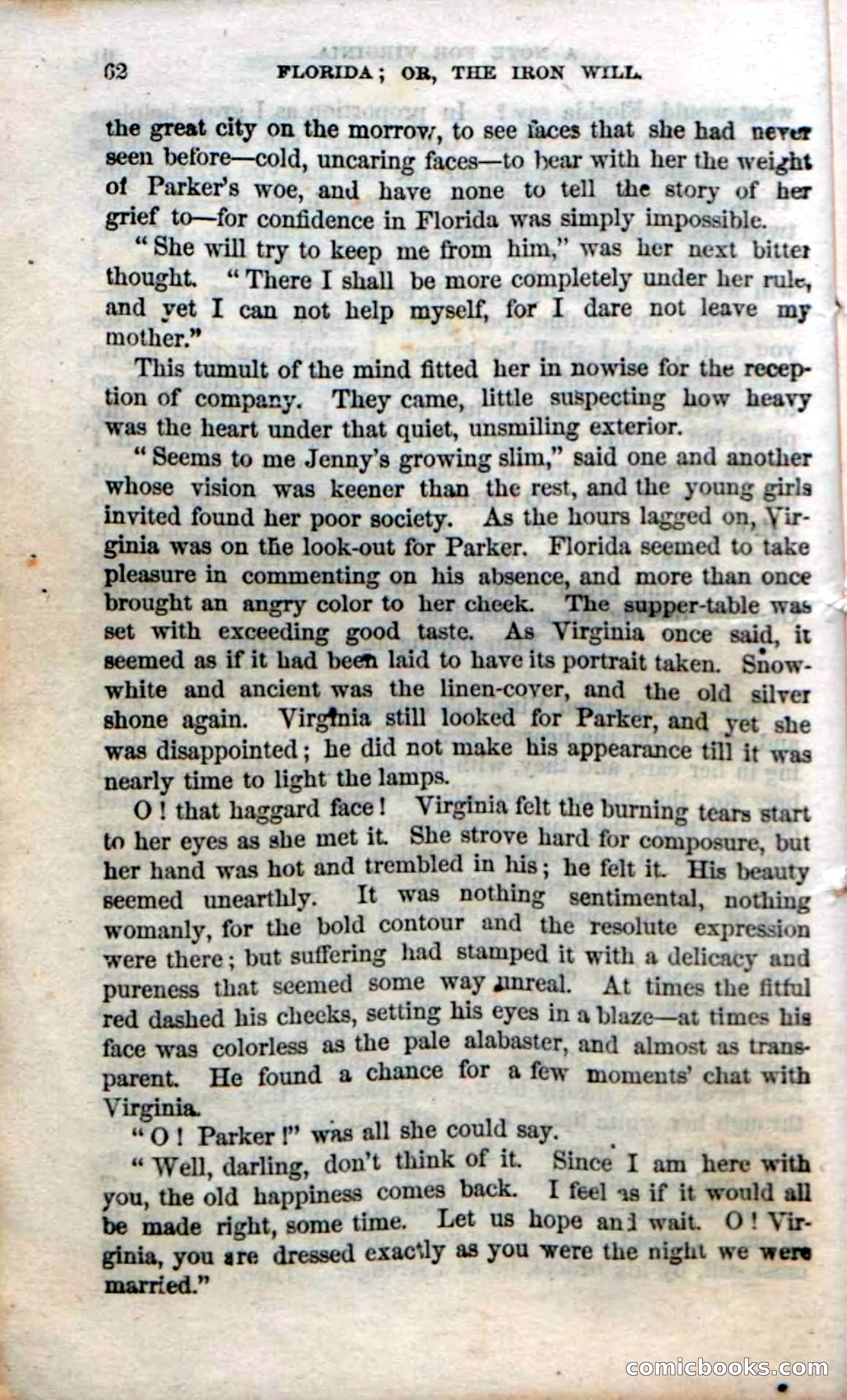 Beadle's Dime Novels No. 20: Florida; or, The Iron Will — page 64 of 130