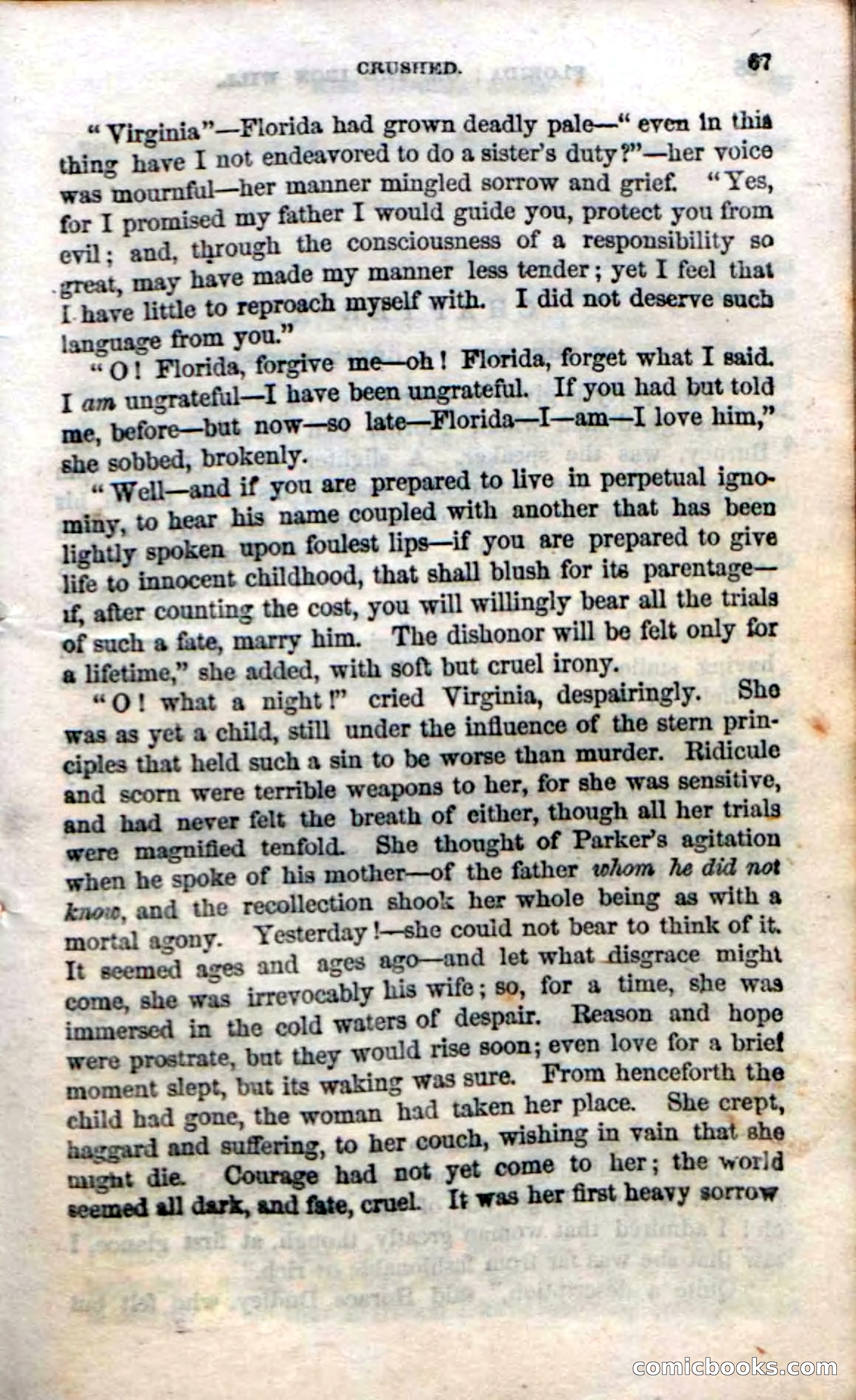 Beadle's Dime Novels No. 20: Florida; or, The Iron Will — page 69 of 130