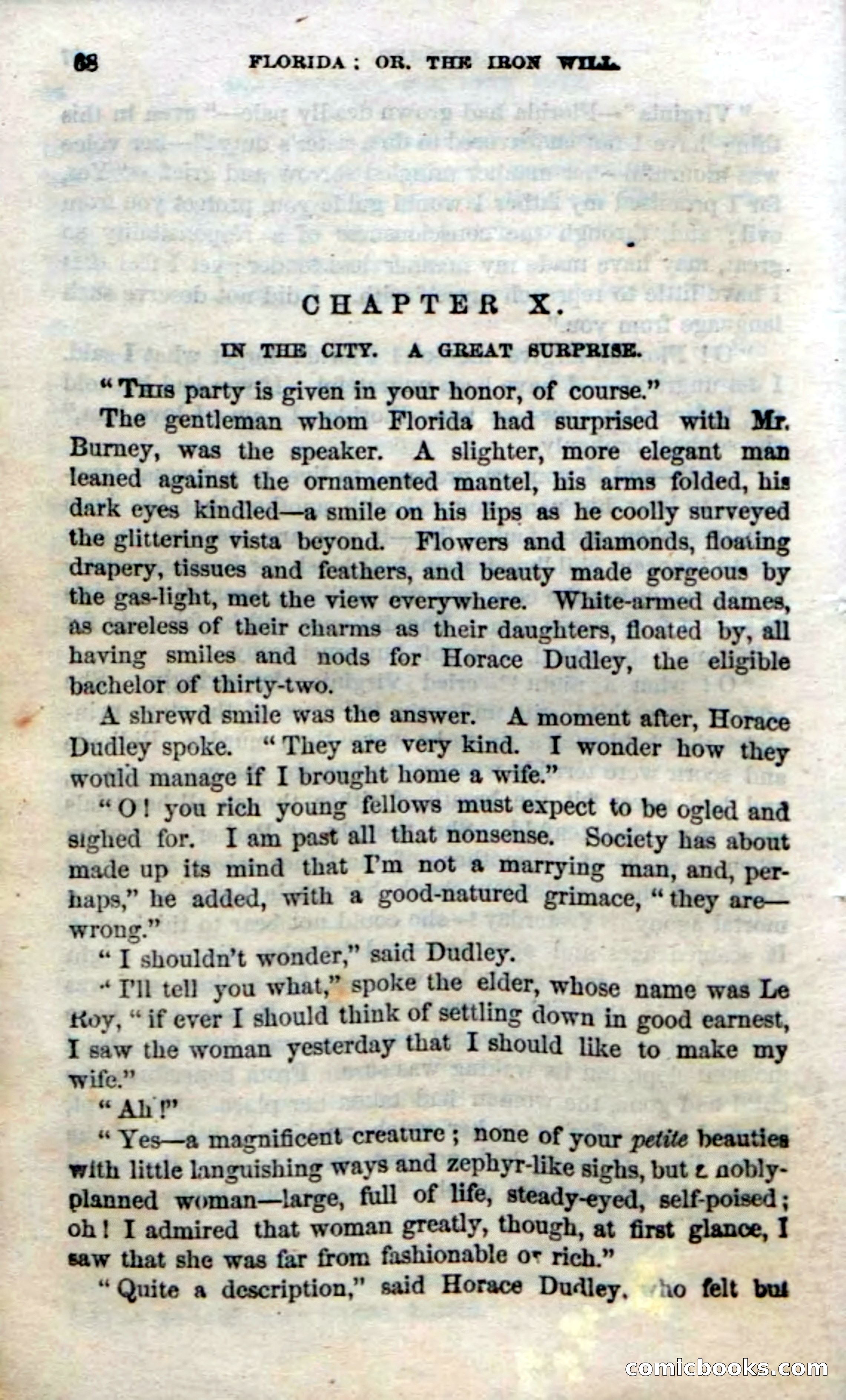 Beadle's Dime Novels No. 20: Florida; or, The Iron Will — page 70 of 130