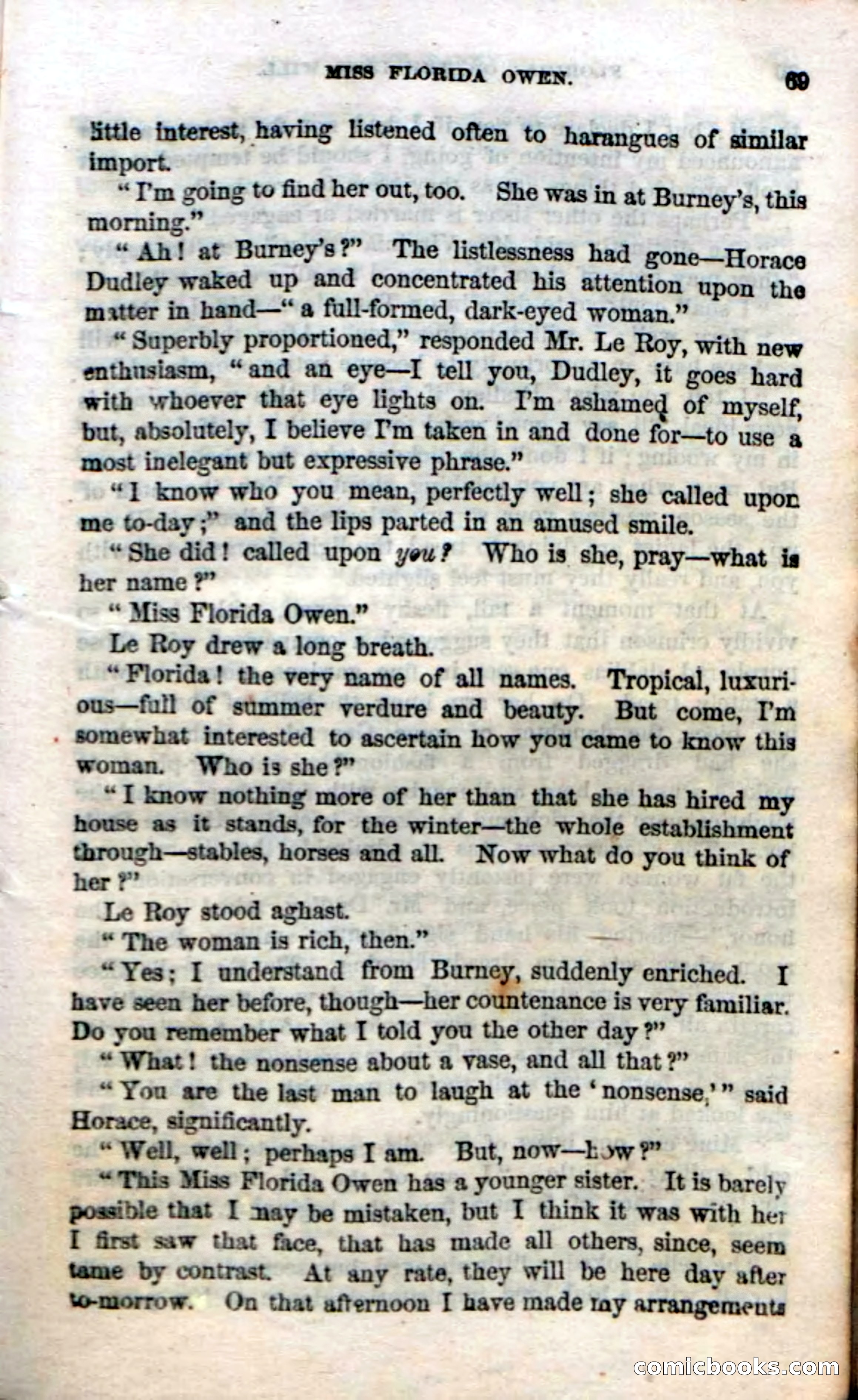 Beadle's Dime Novels No. 20: Florida; or, The Iron Will — page 71 of 130