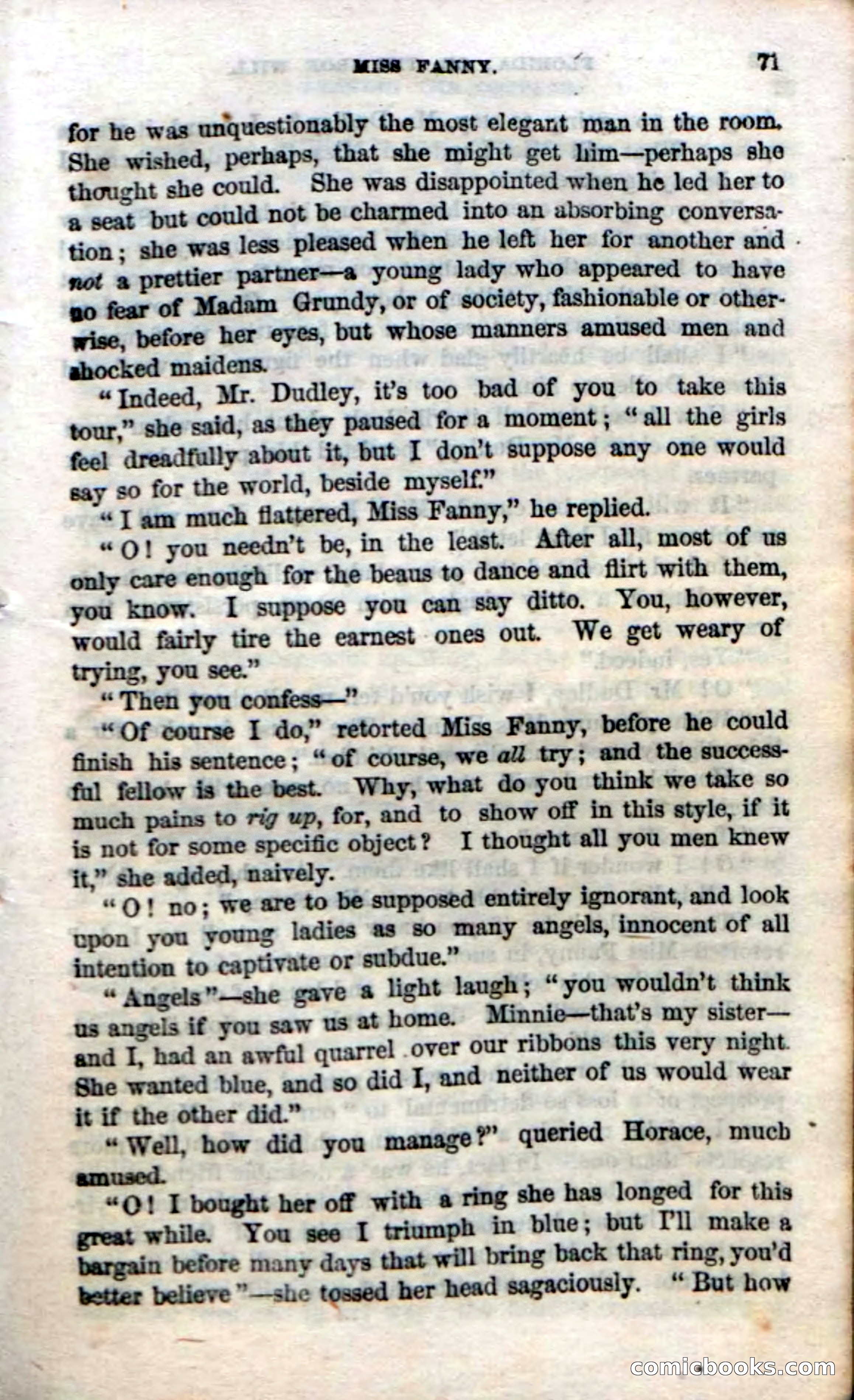 Beadle's Dime Novels No. 20: Florida; or, The Iron Will — page 73 of 130