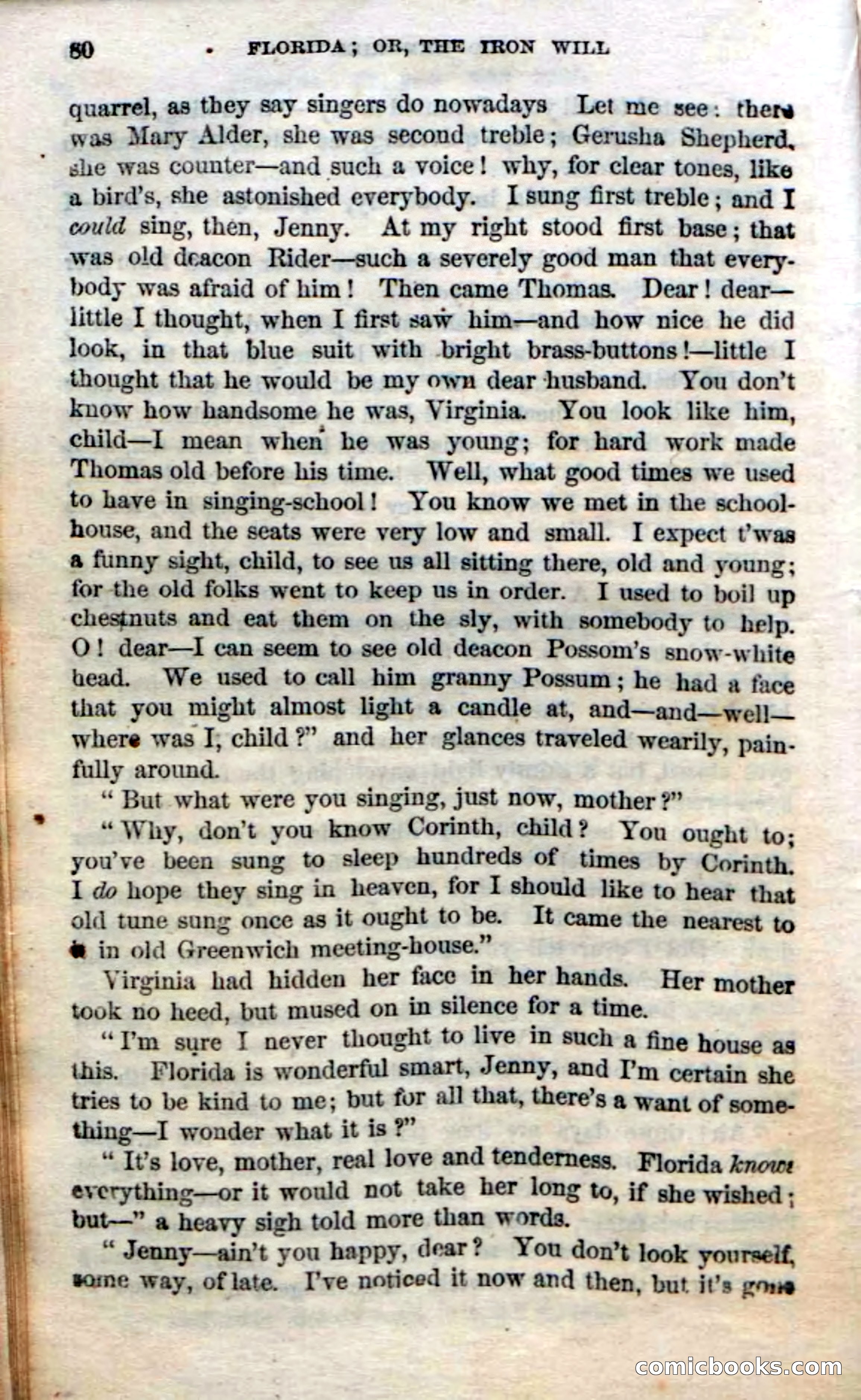 Beadle's Dime Novels No. 20: Florida; or, The Iron Will — page 82 of 130