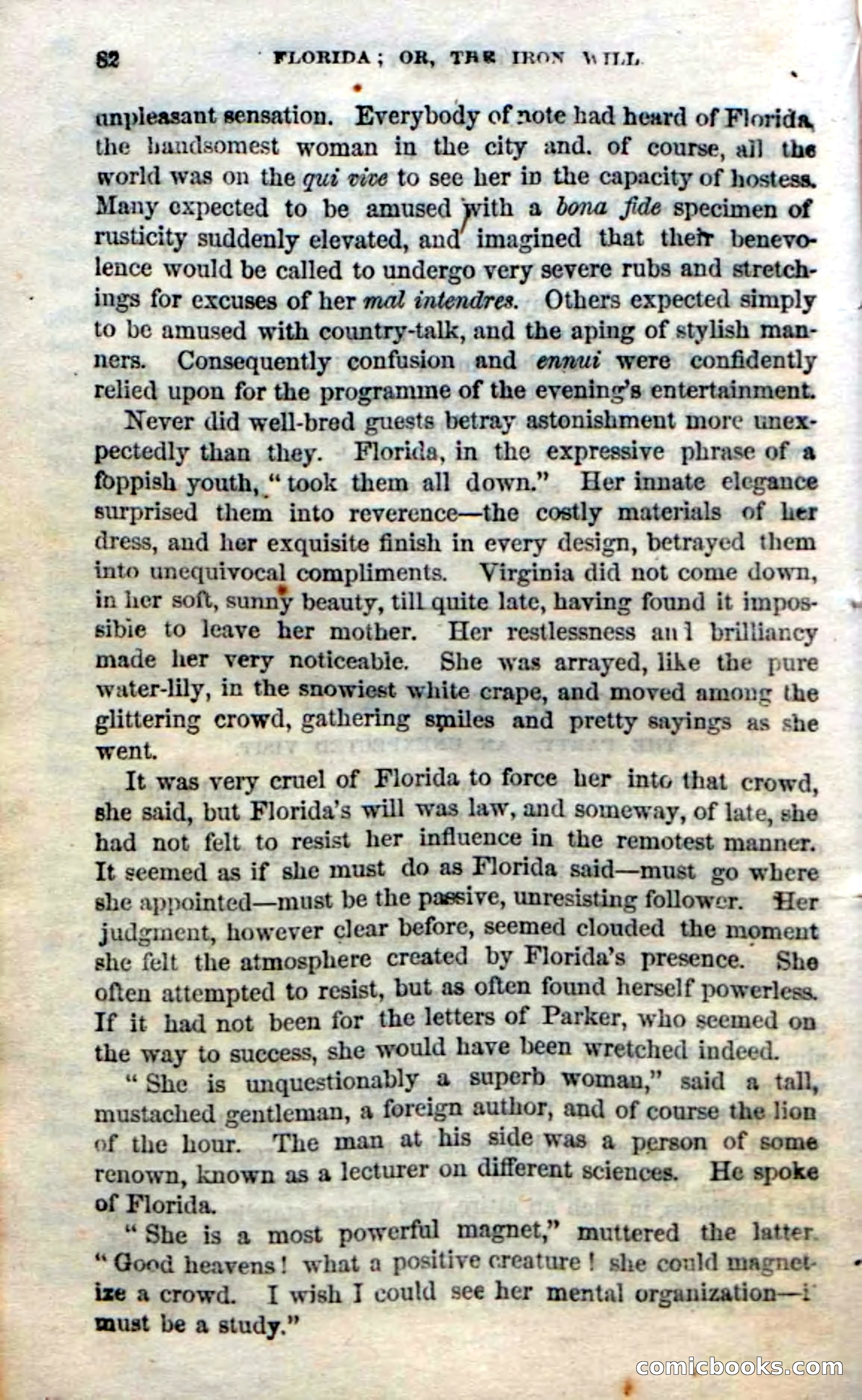 Beadle's Dime Novels No. 20: Florida; or, The Iron Will — page 84 of 130