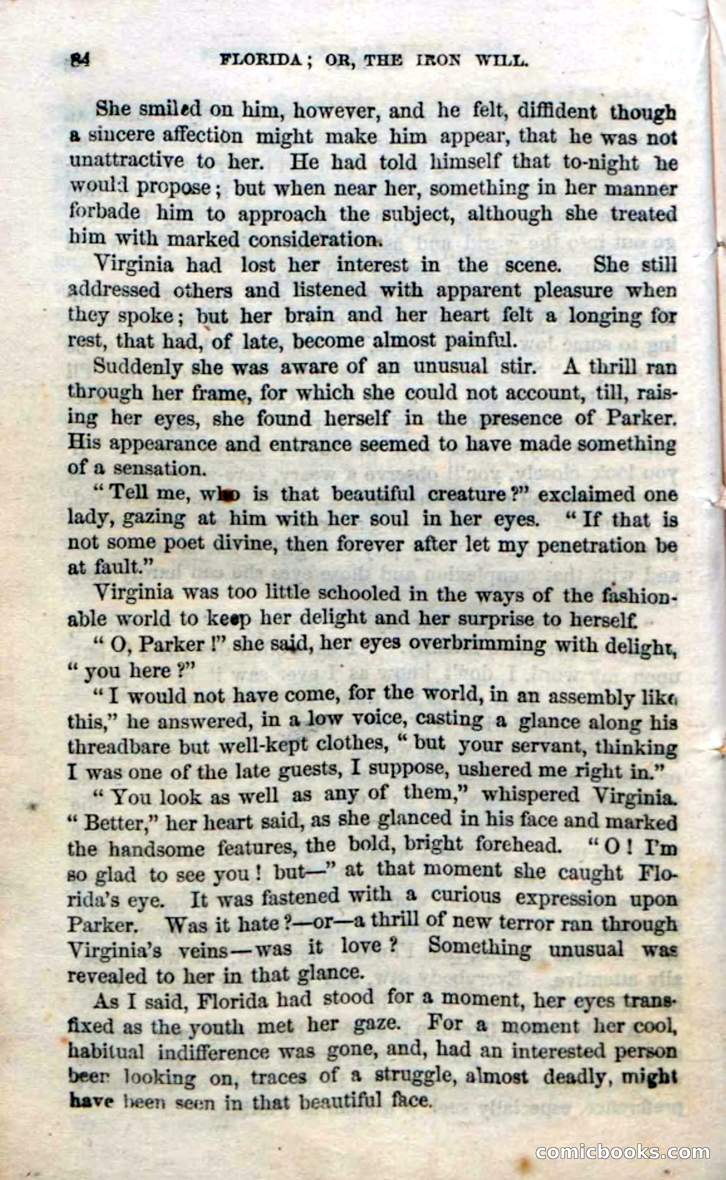 Beadle's Dime Novels No. 20: Florida; or, The Iron Will — page 86 of 130