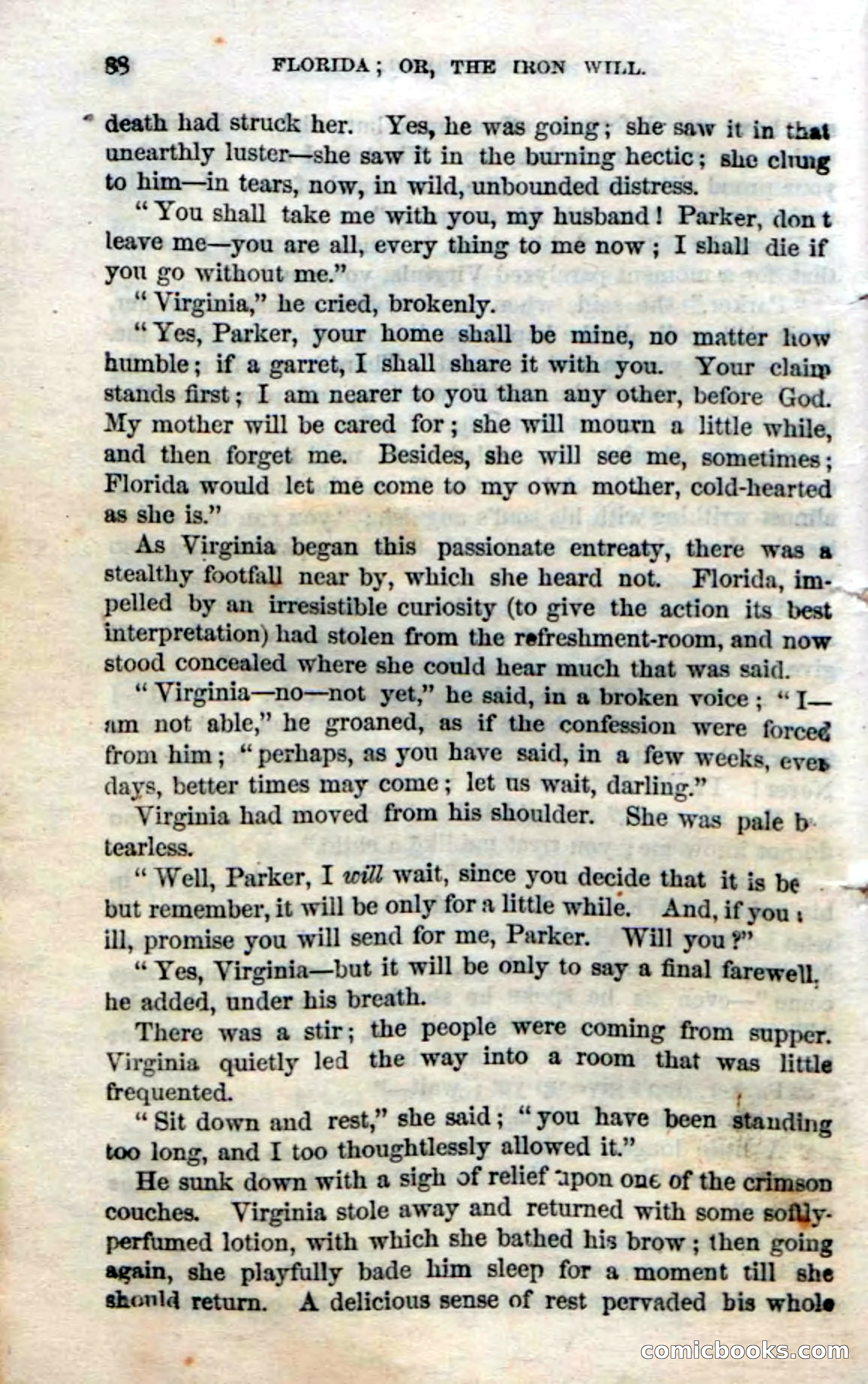 Beadle's Dime Novels No. 20: Florida; or, The Iron Will — page 90 of 130