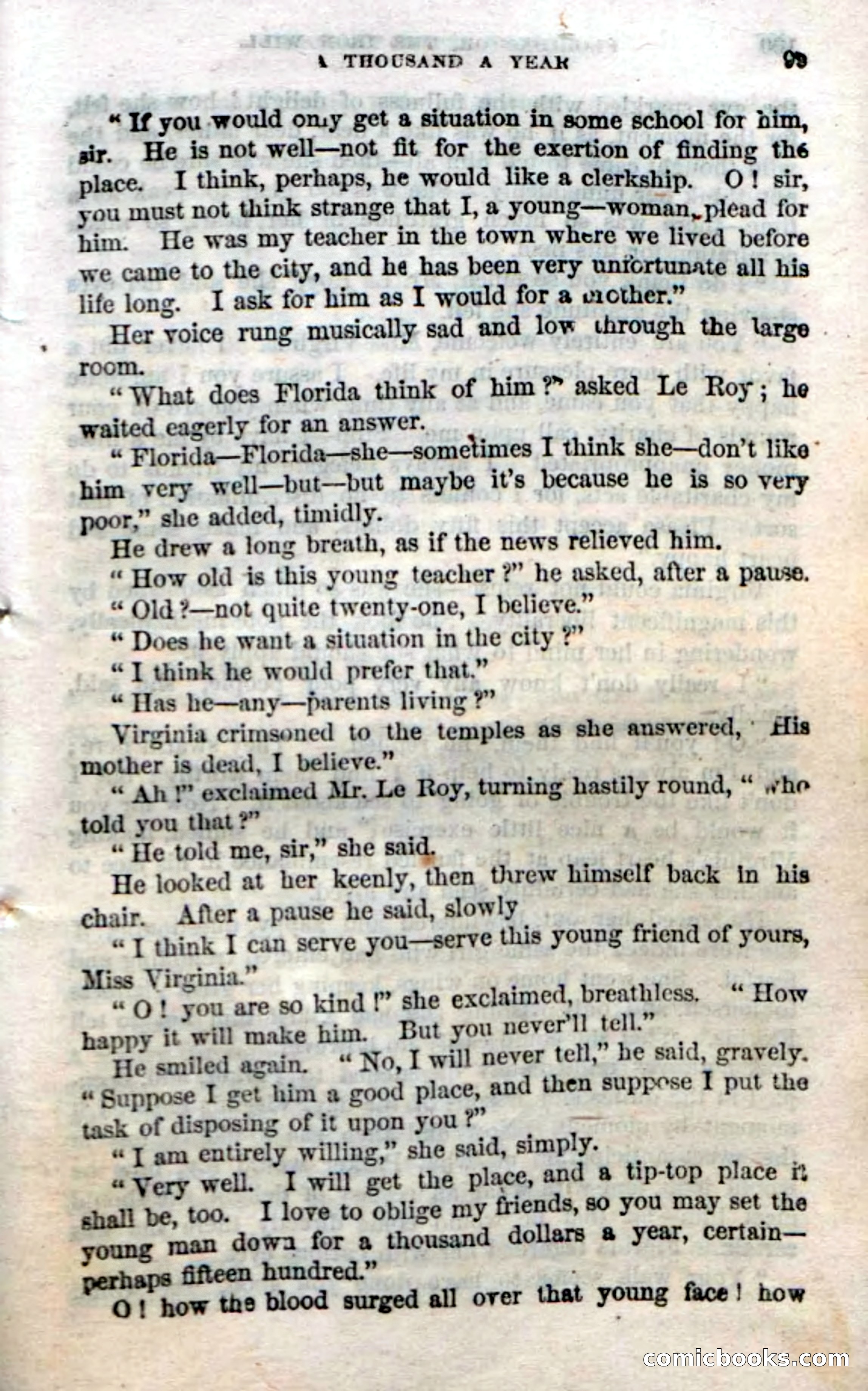 Beadle's Dime Novels No. 20: Florida; or, The Iron Will — page 101 of 130