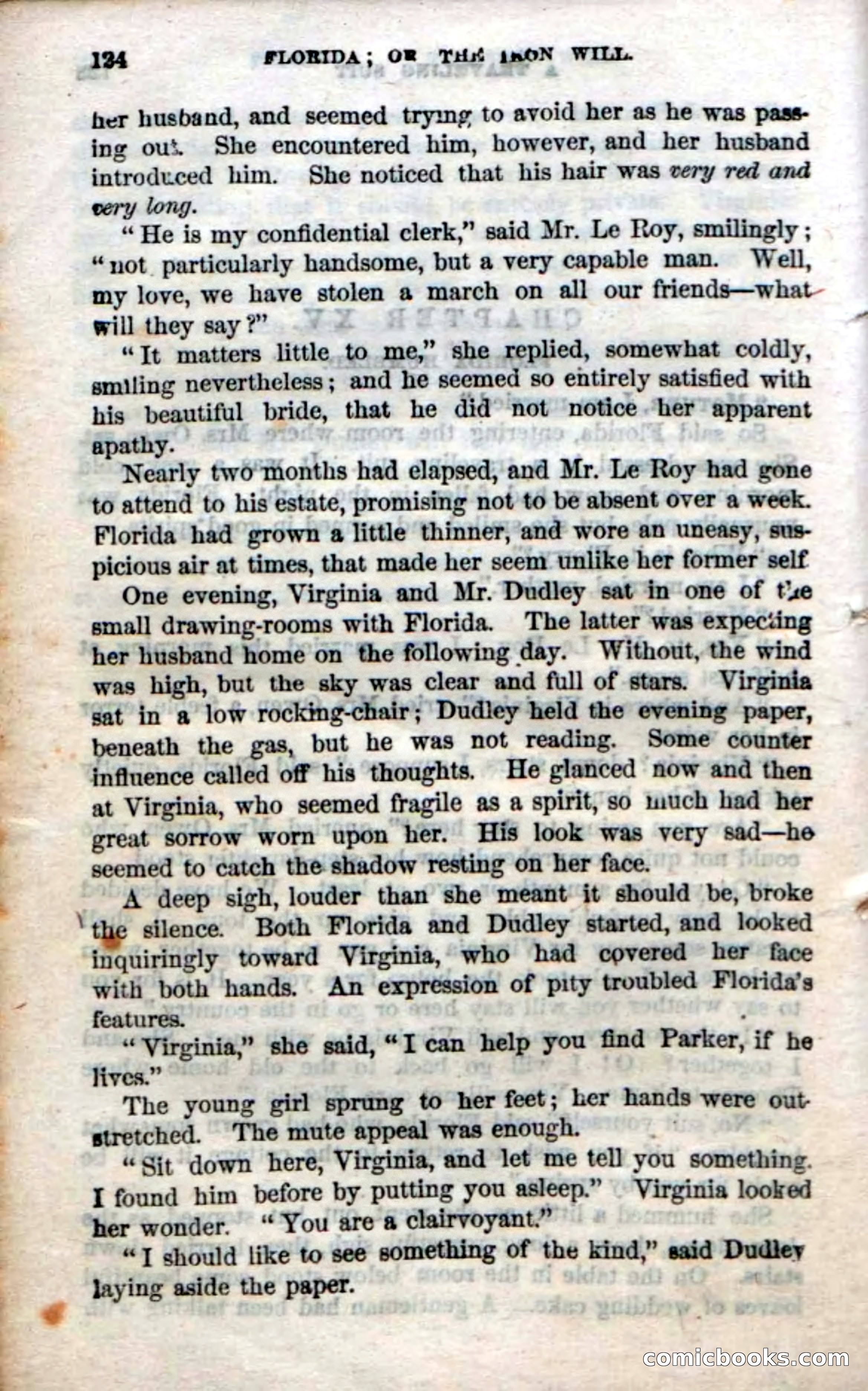 Beadle's Dime Novels No. 20: Florida; or, The Iron Will — page 126 of 130