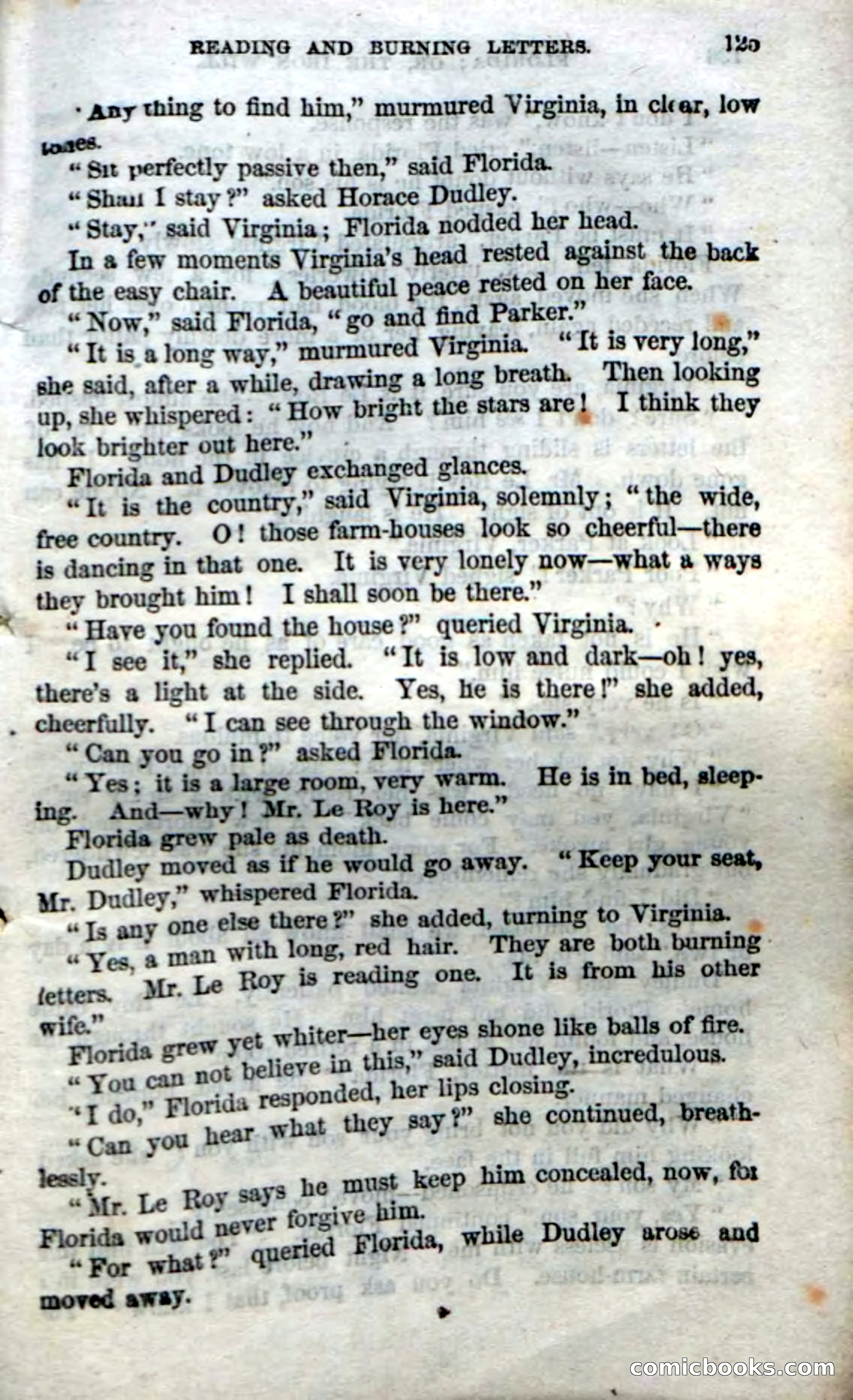 Beadle's Dime Novels No. 20: Florida; or, The Iron Will — page 127 of 130