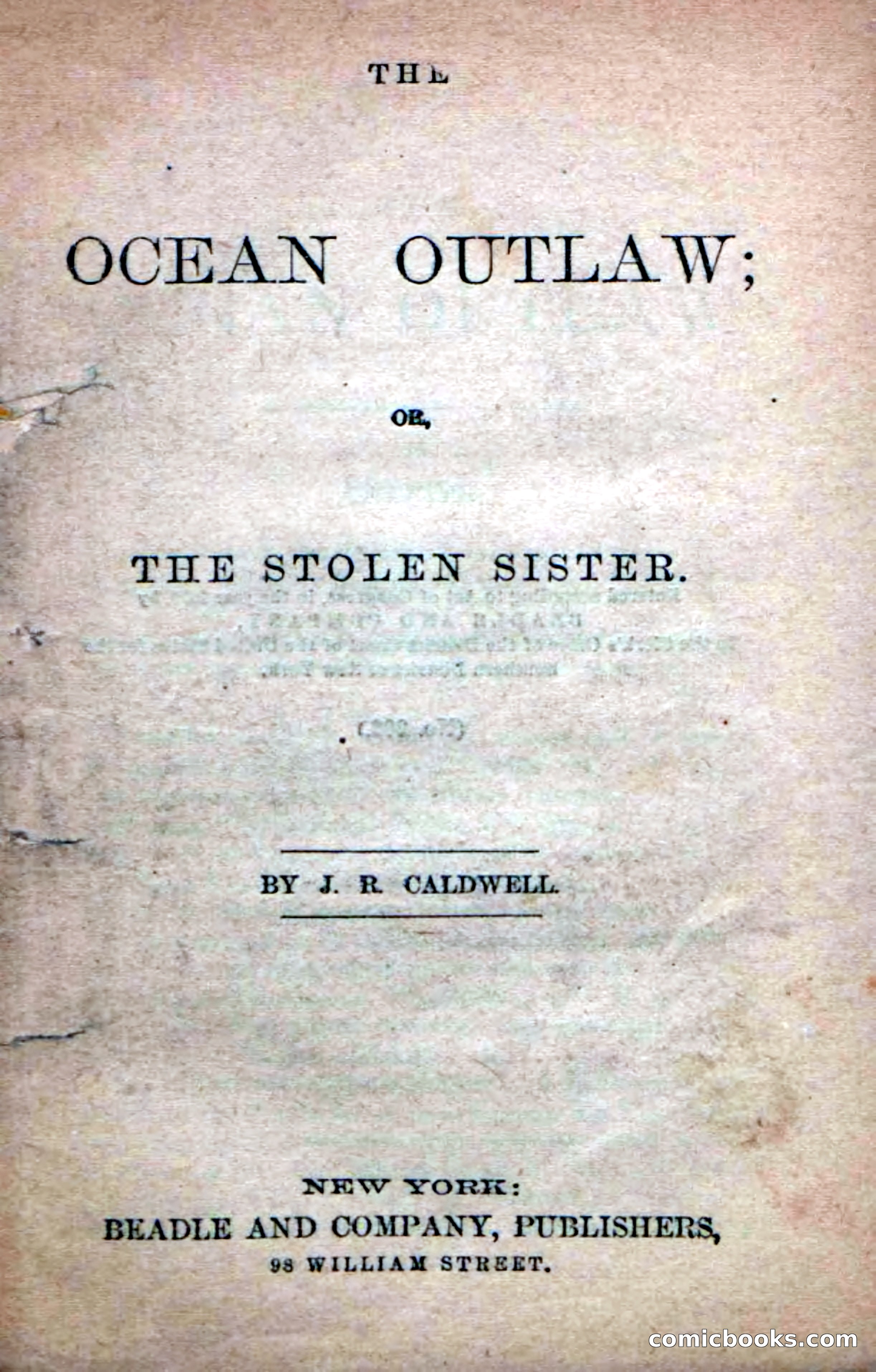 Beadle's Dime Novels No. 208: The Ocean Outlaw — page 5 of 100