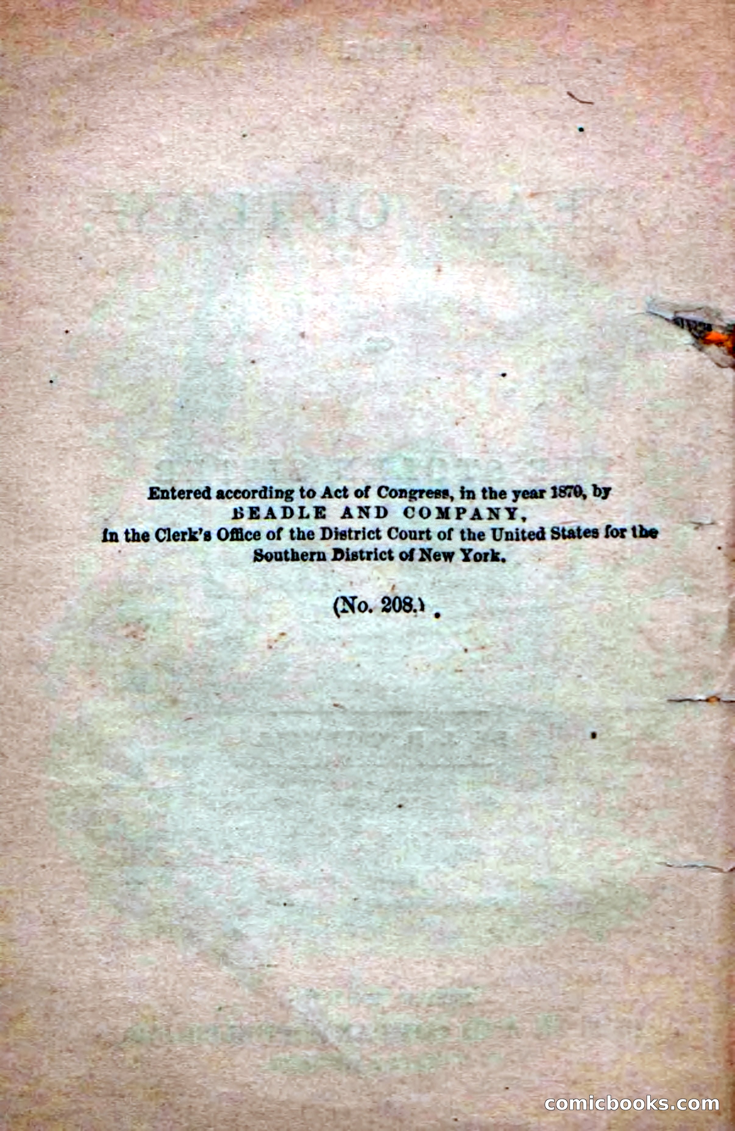 Beadle's Dime Novels No. 208: The Ocean Outlaw — page 6 of 100