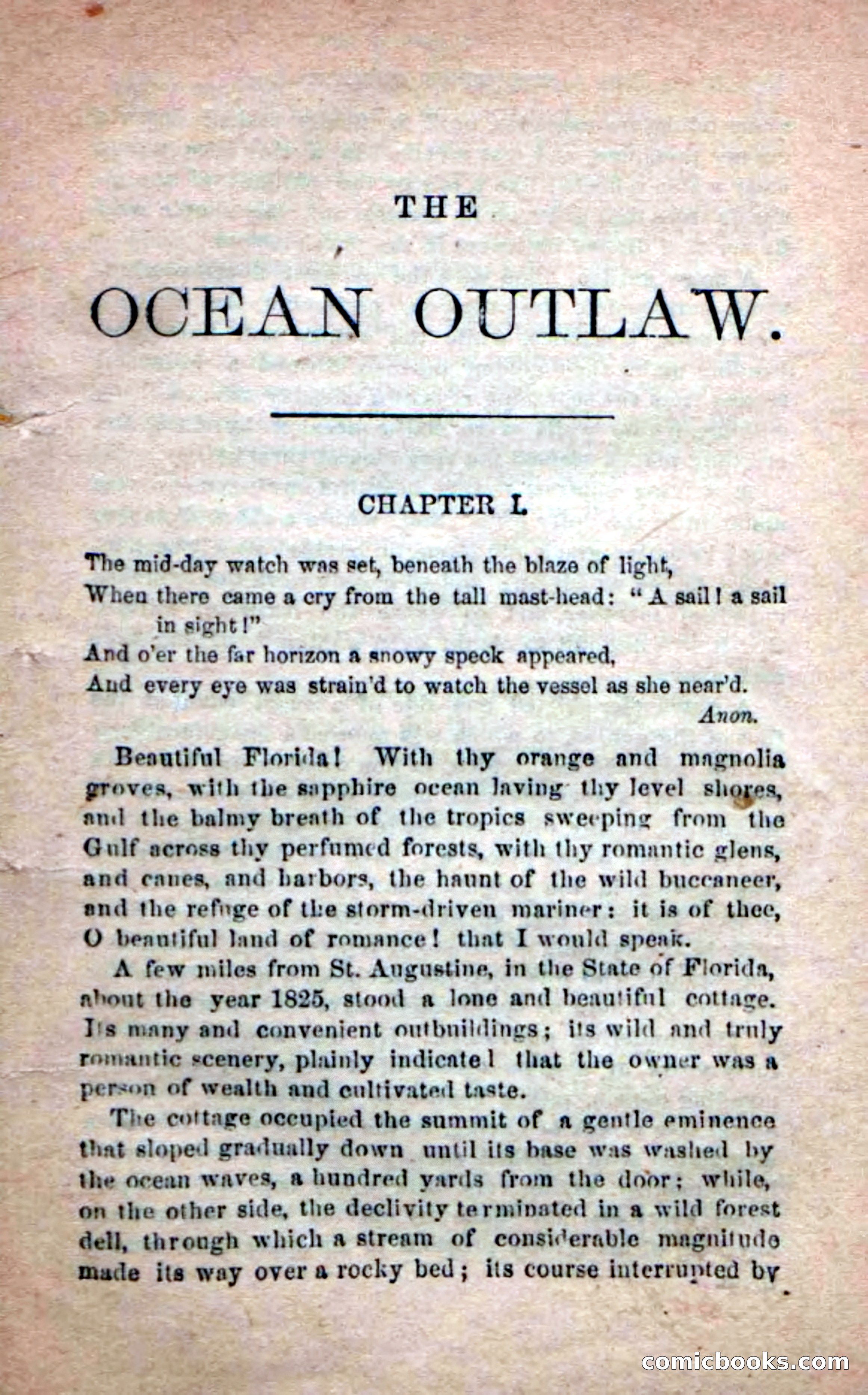 Beadle's Dime Novels No. 208: The Ocean Outlaw — page 7 of 100