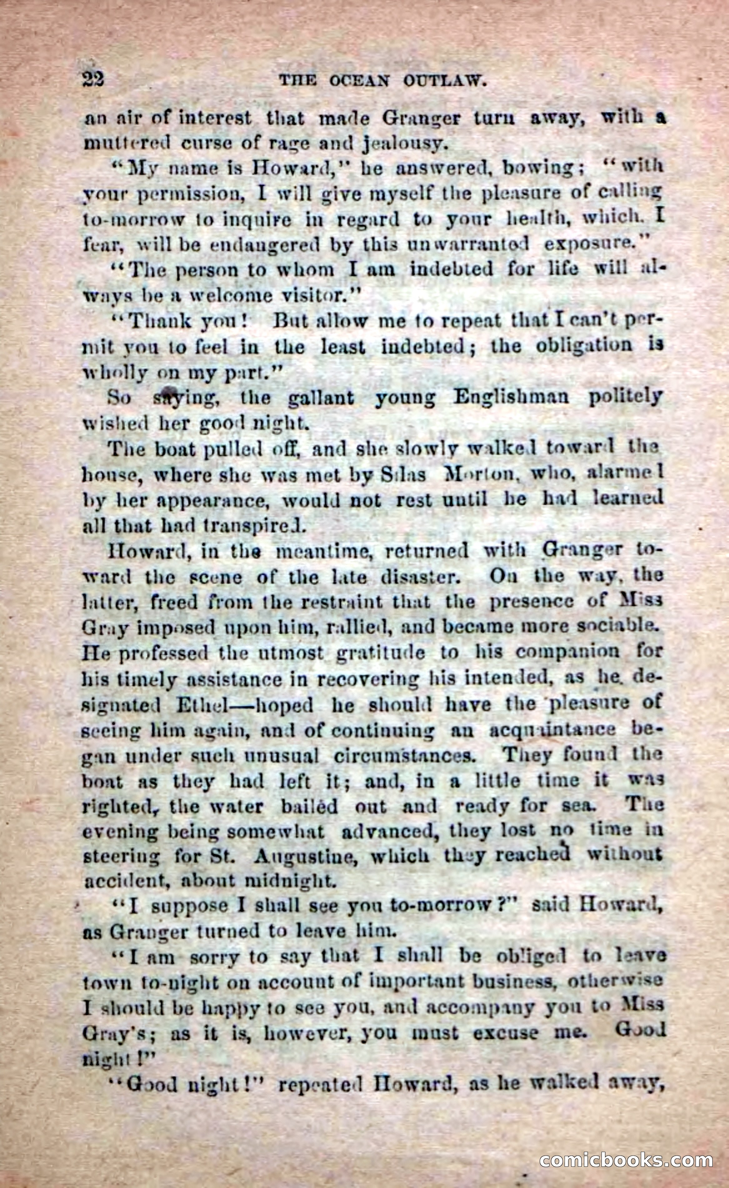 Beadle's Dime Novels No. 208: The Ocean Outlaw — page 20 of 100