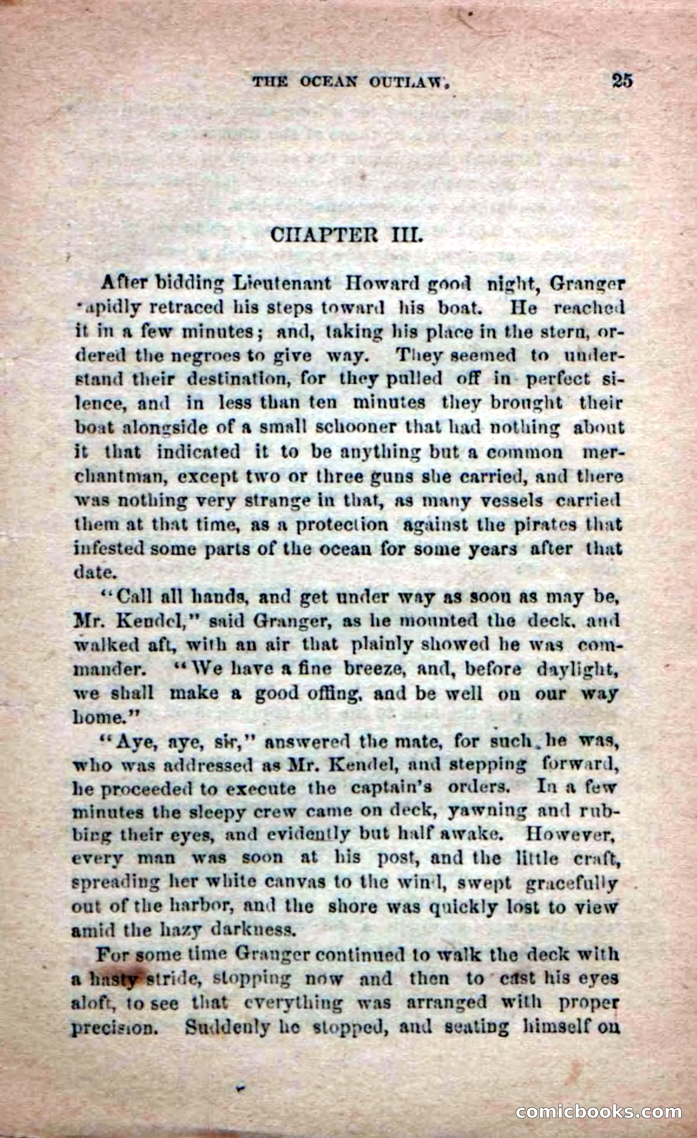 Beadle's Dime Novels No. 208: The Ocean Outlaw — page 23 of 100
