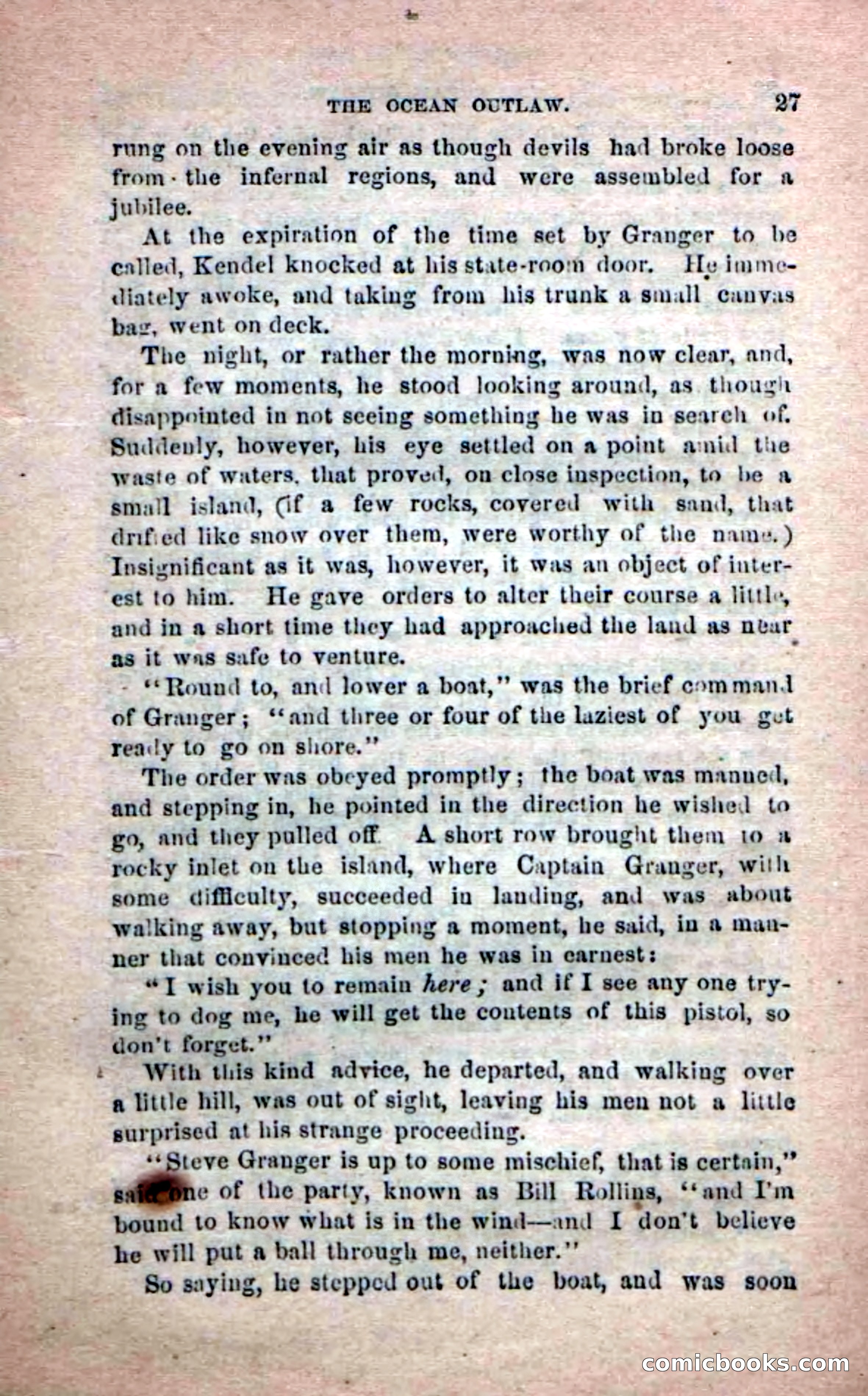 Beadle's Dime Novels No. 208: The Ocean Outlaw — page 25 of 100