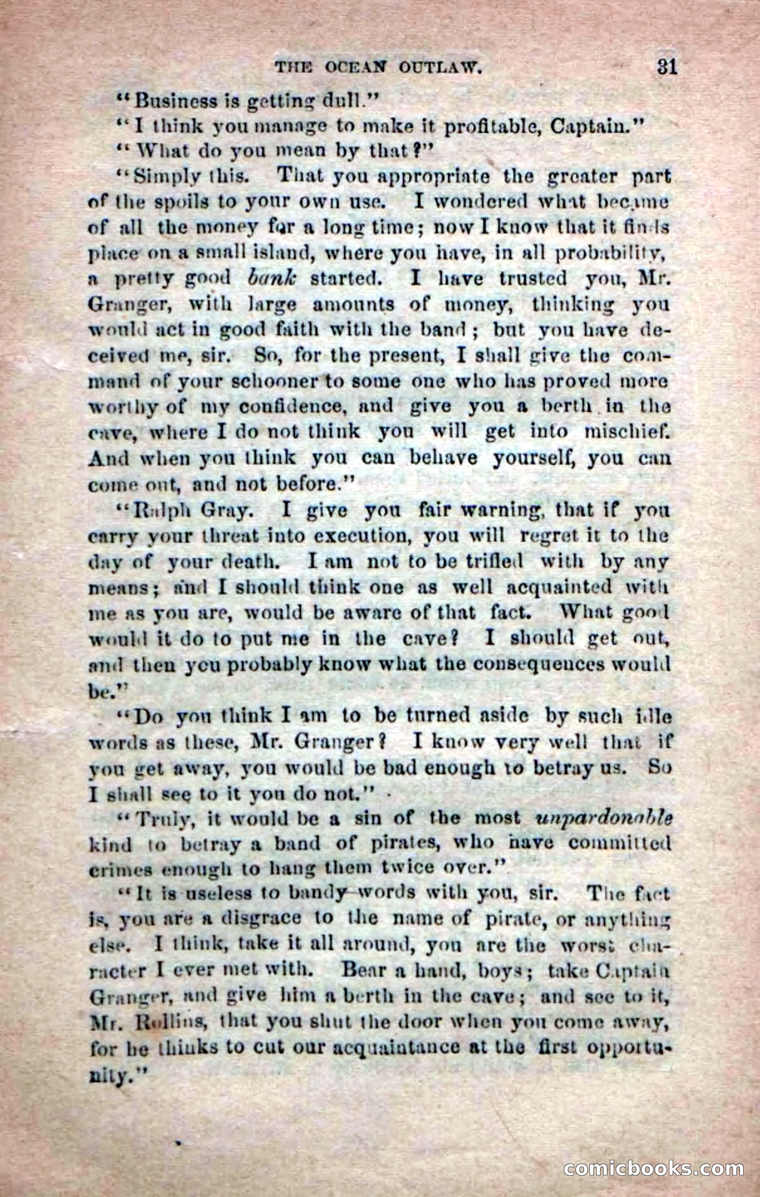Beadle's Dime Novels No. 208: The Ocean Outlaw — page 29 of 100