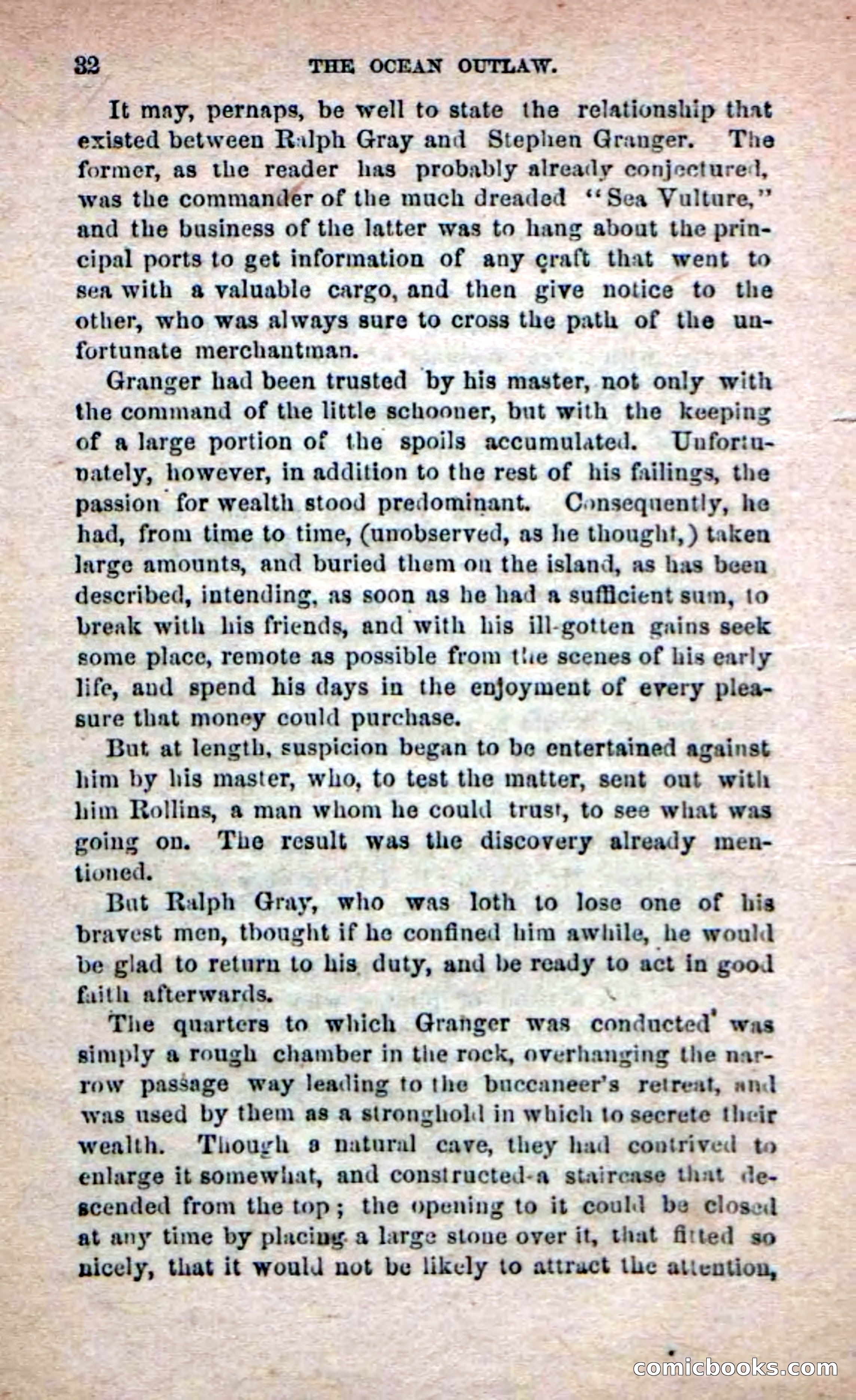 Beadle's Dime Novels No. 208: The Ocean Outlaw — page 30 of 100