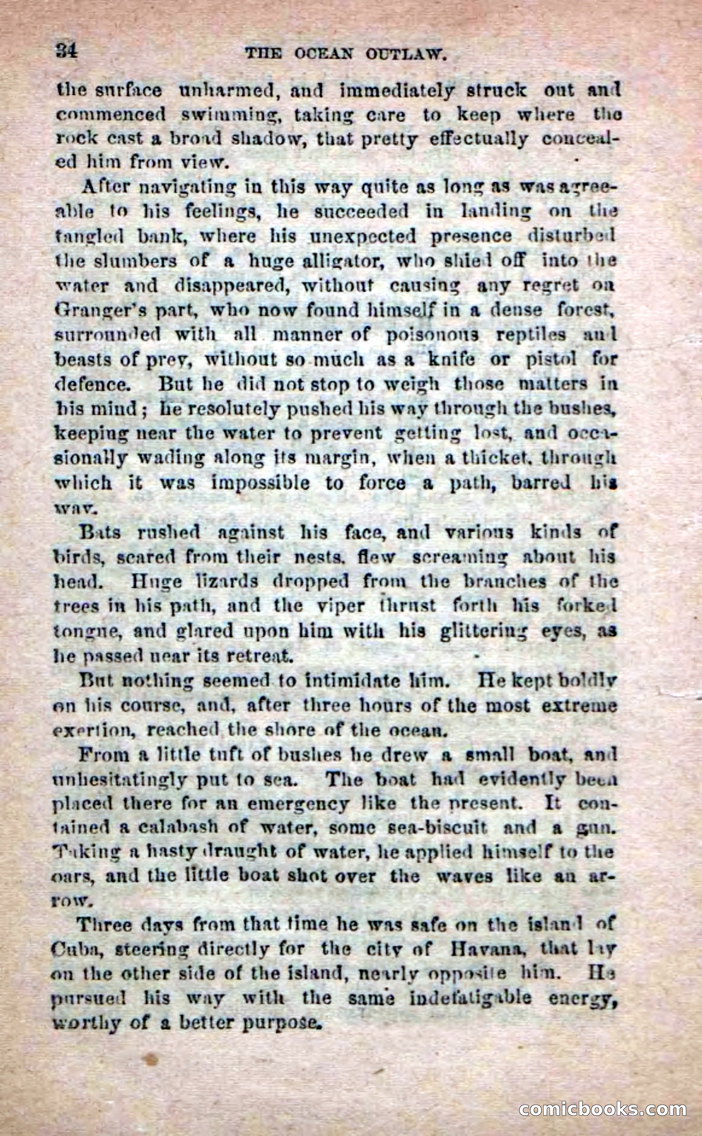 Beadle's Dime Novels No. 208: The Ocean Outlaw — page 32 of 100