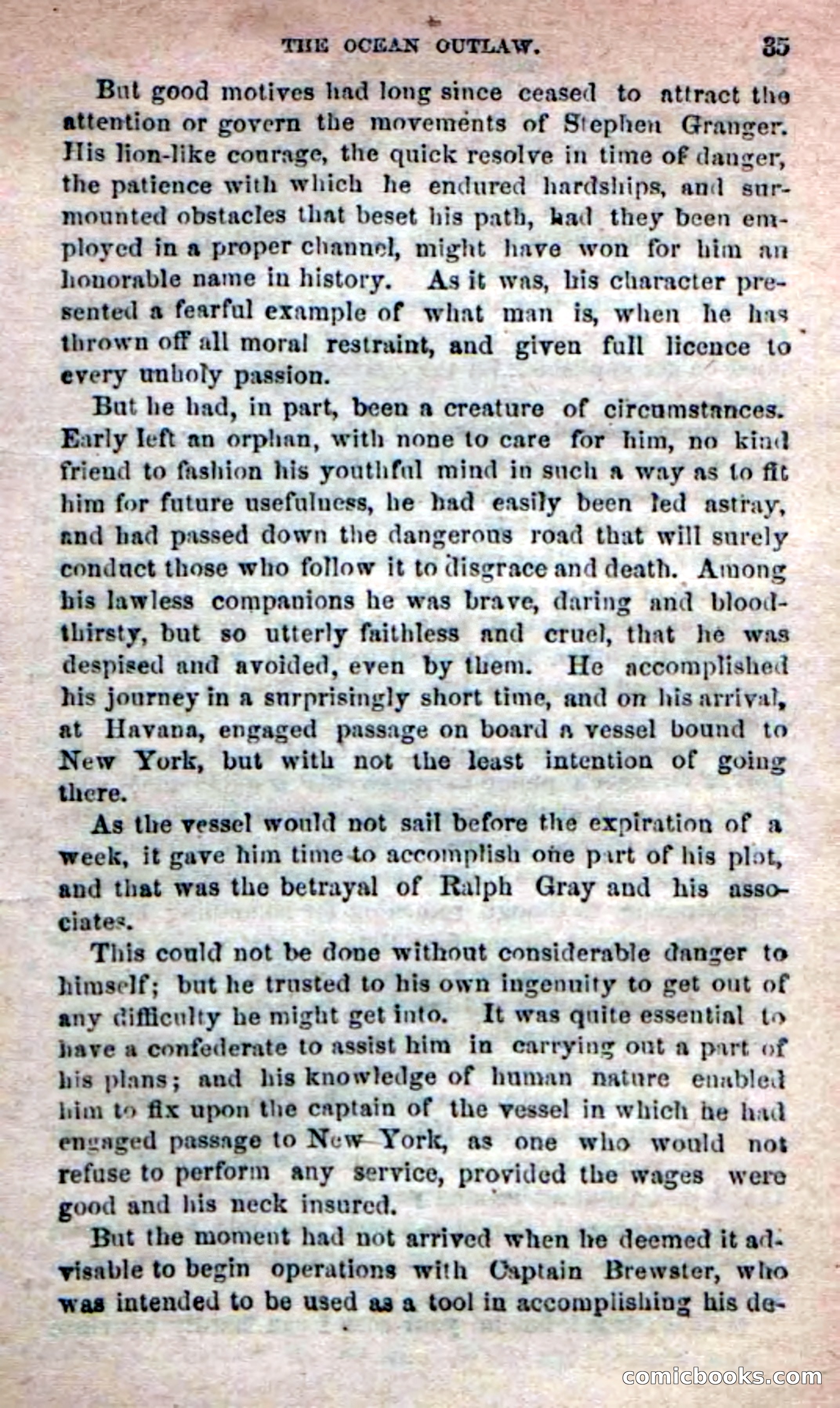 Beadle's Dime Novels No. 208: The Ocean Outlaw — page 33 of 100