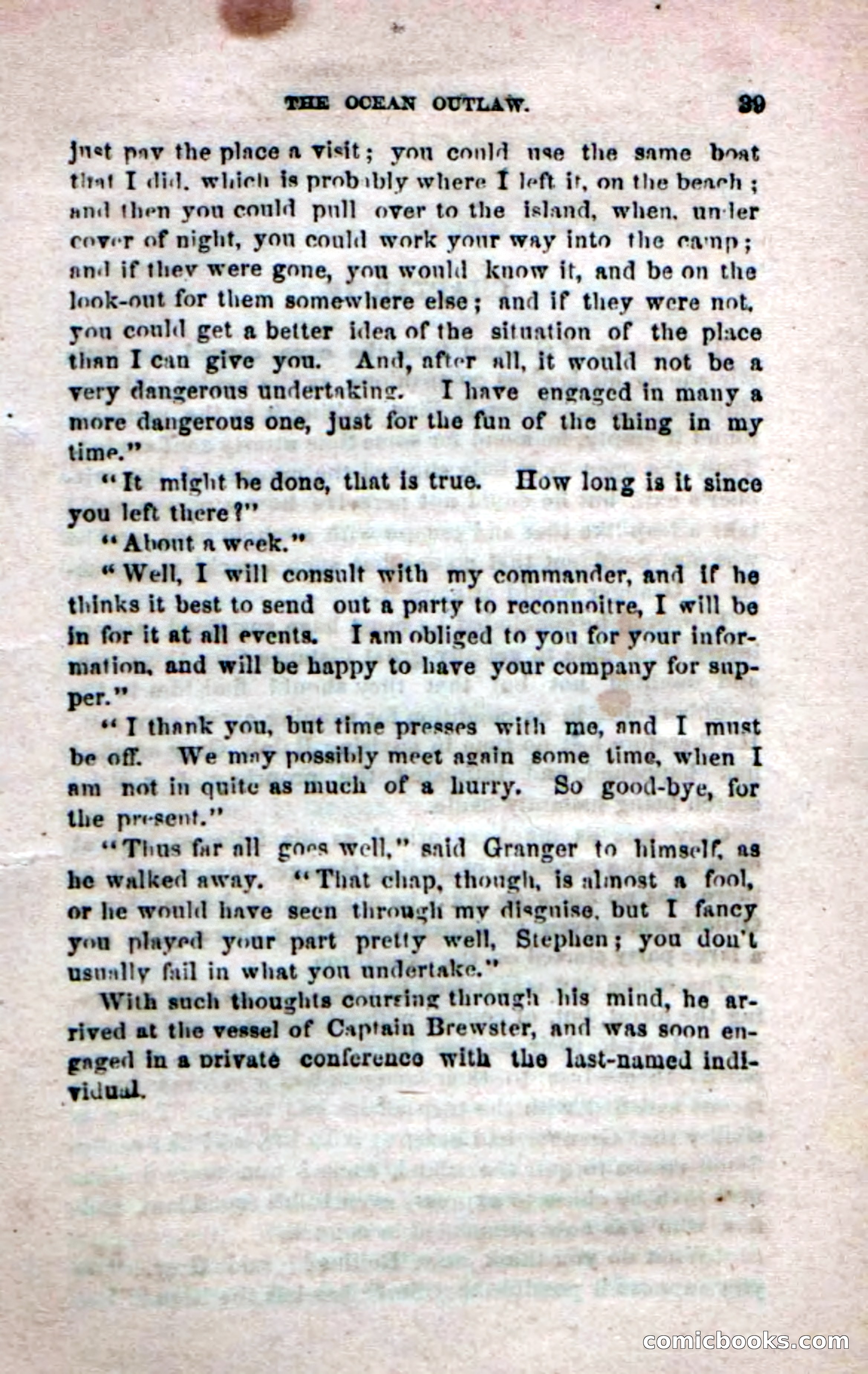 Beadle's Dime Novels No. 208: The Ocean Outlaw — page 37 of 100