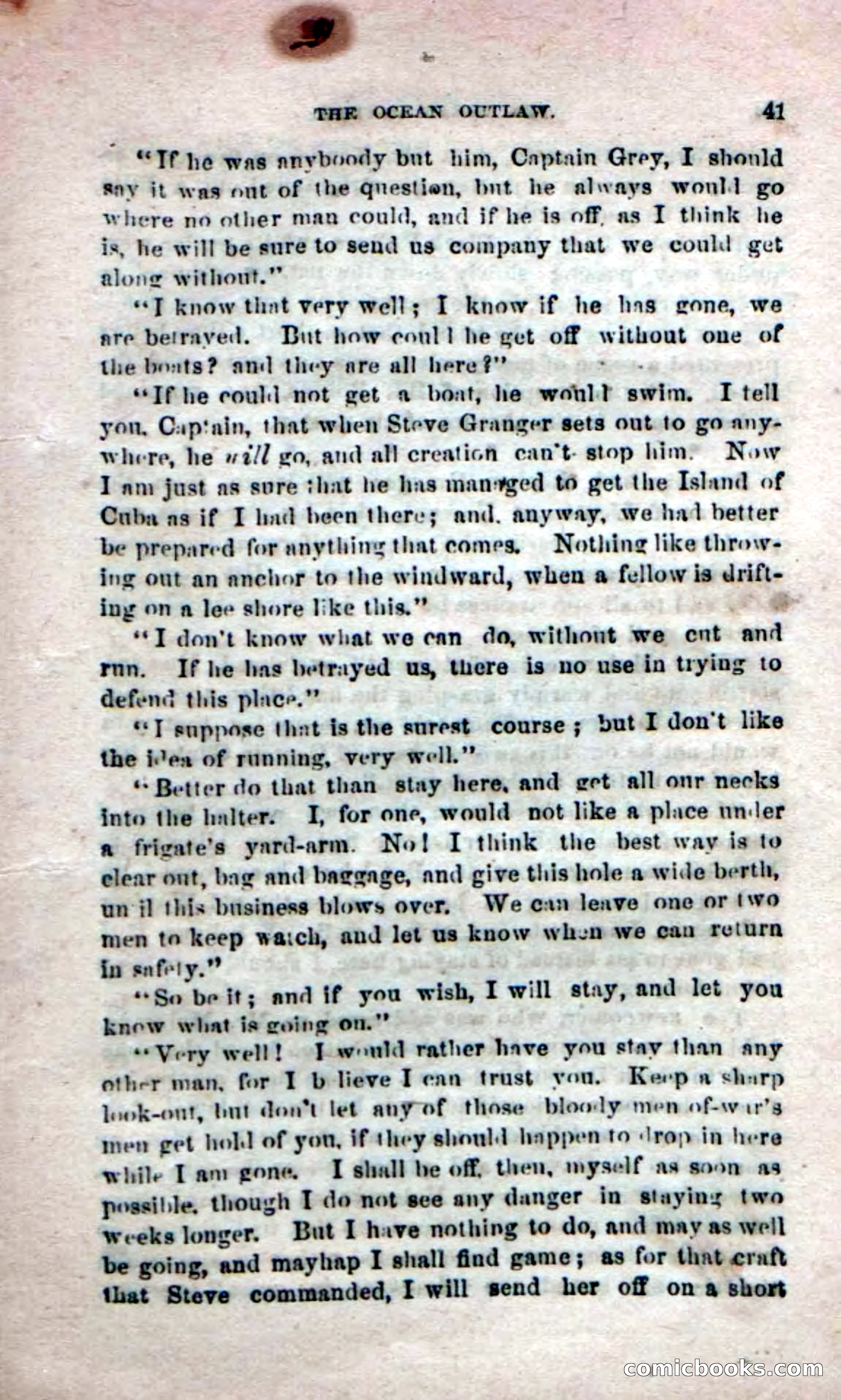 Beadle's Dime Novels No. 208: The Ocean Outlaw — page 39 of 100