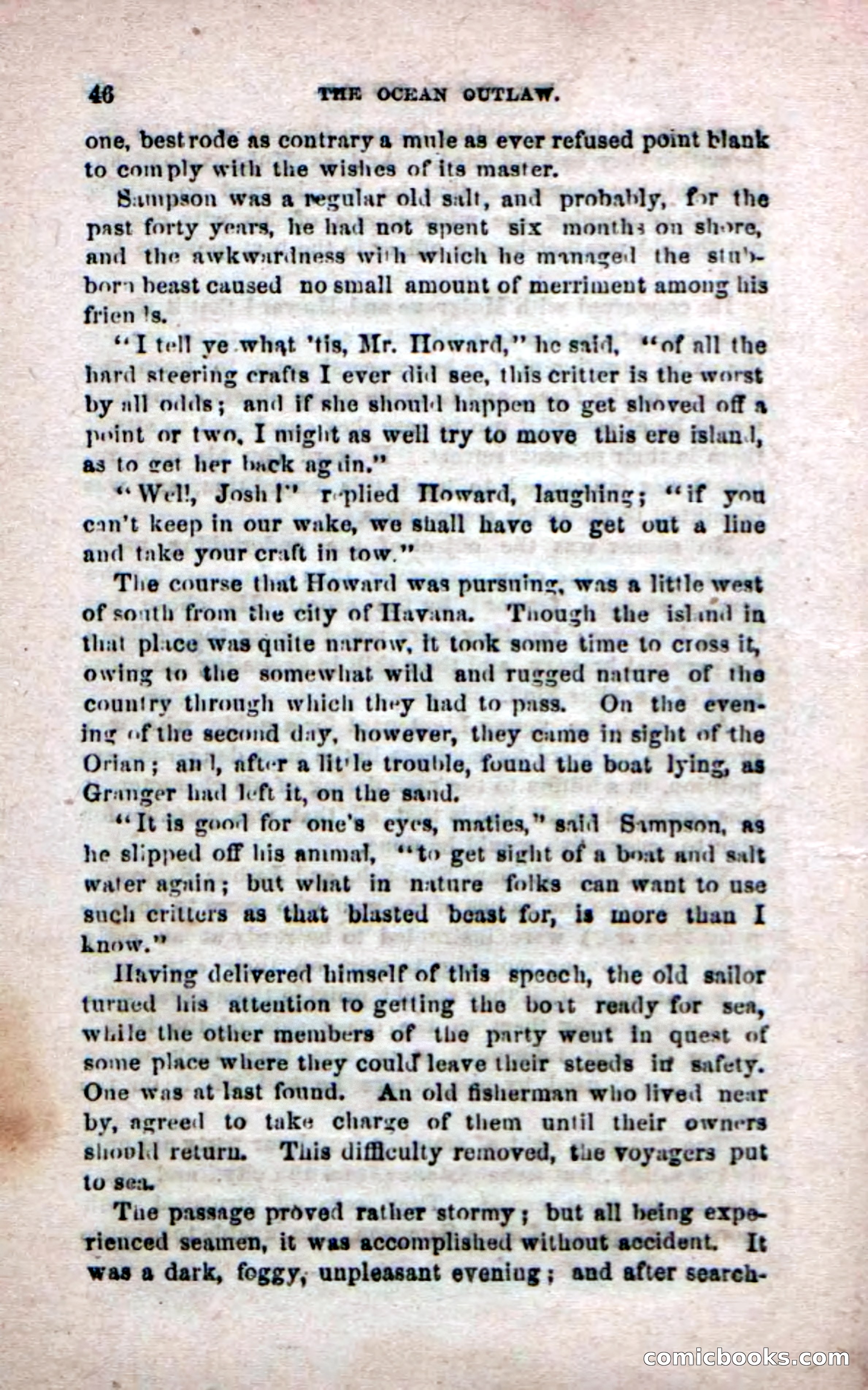 Beadle's Dime Novels No. 208: The Ocean Outlaw — page 44 of 100