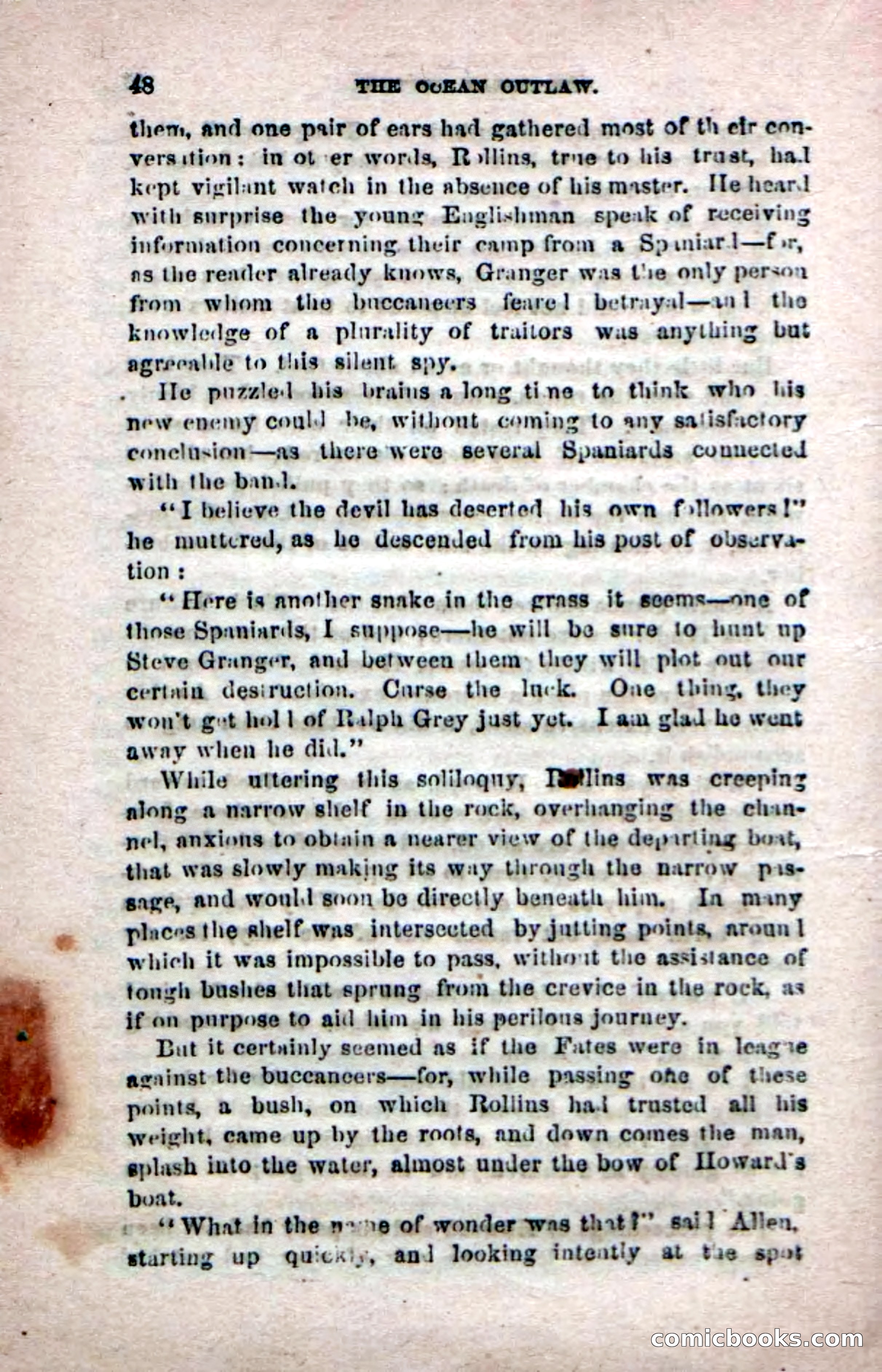 Beadle's Dime Novels No. 208: The Ocean Outlaw — page 46 of 100