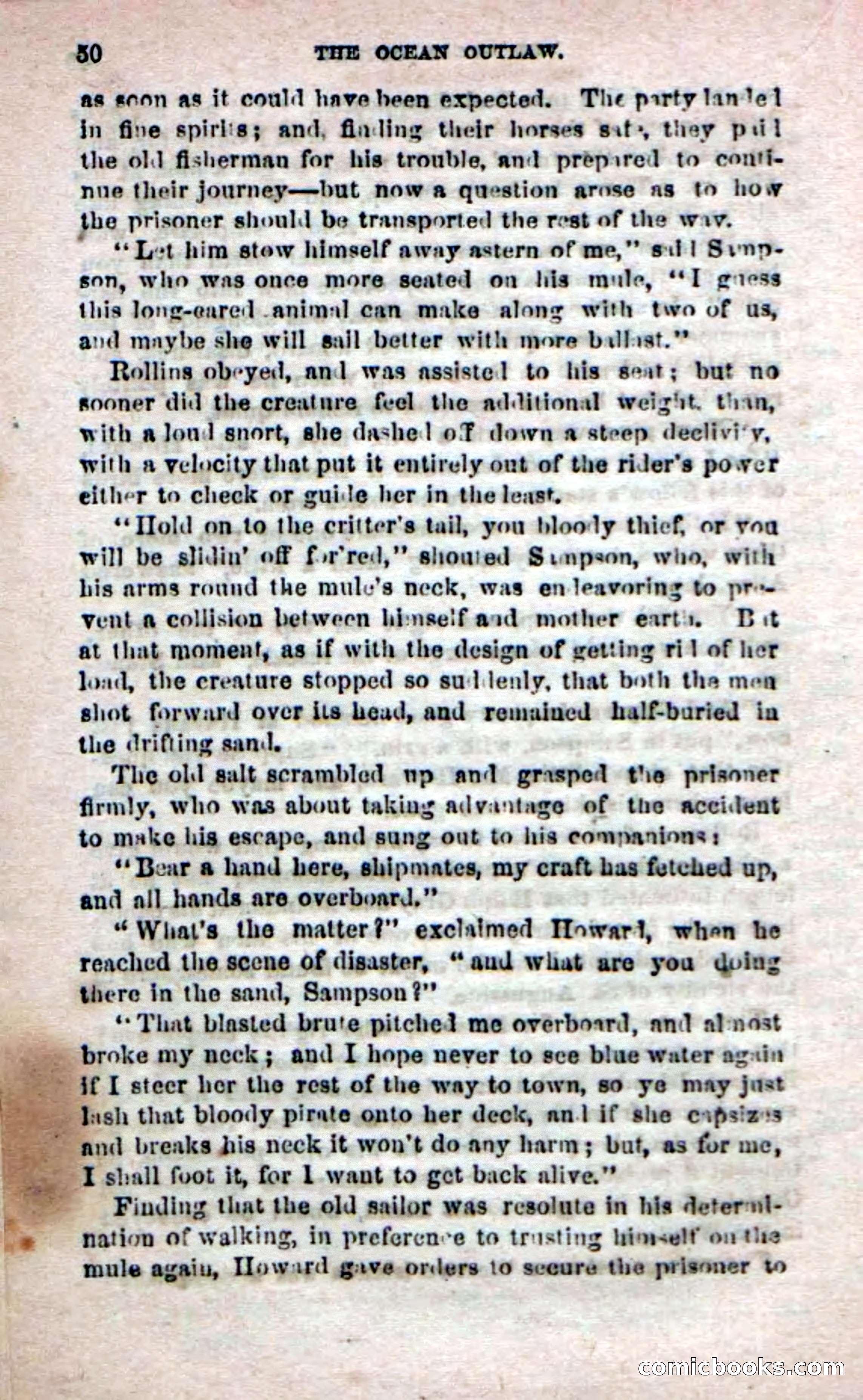 Beadle's Dime Novels No. 208: The Ocean Outlaw — page 48 of 100