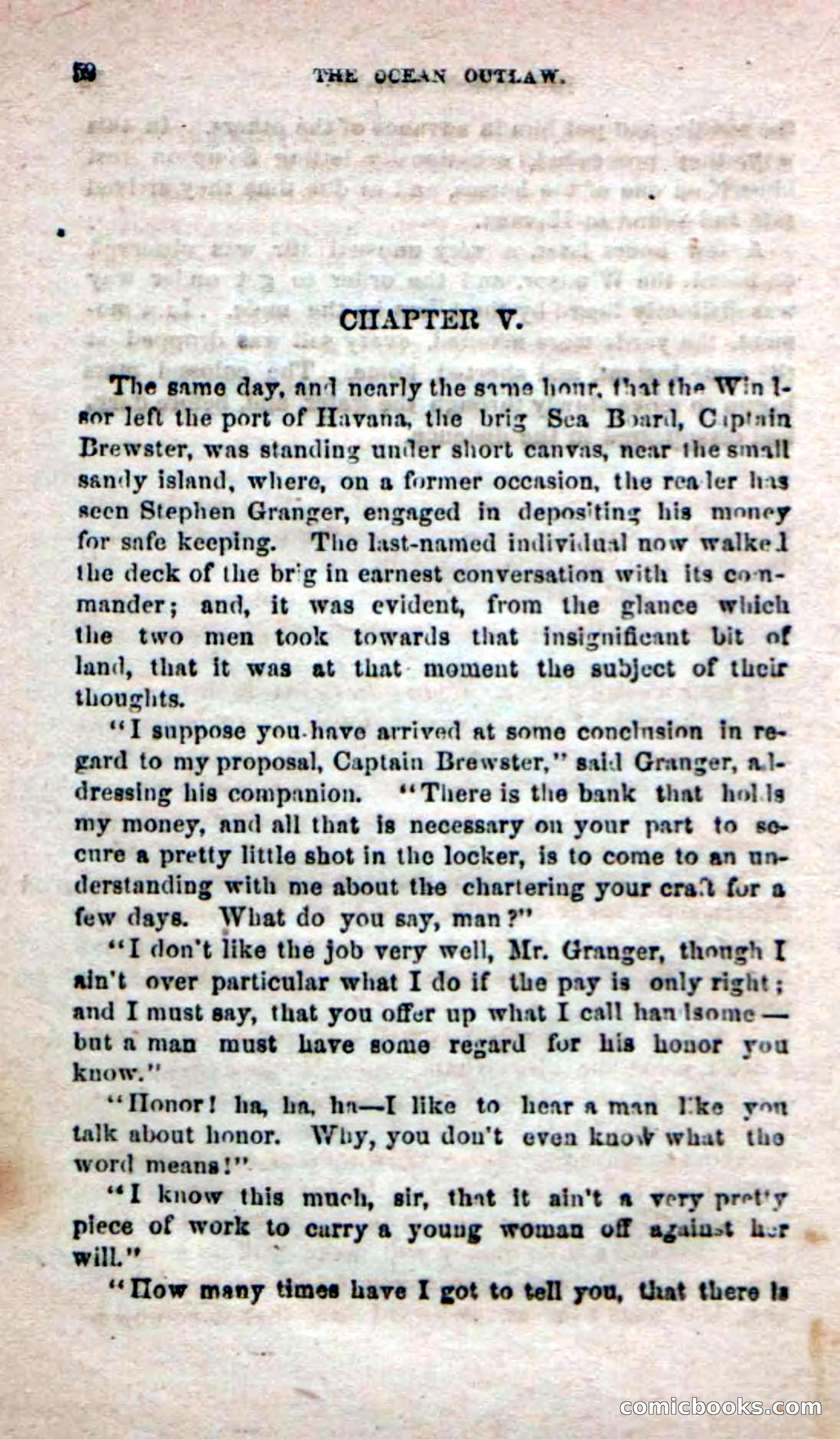 Beadle's Dime Novels No. 208: The Ocean Outlaw — page 50 of 100
