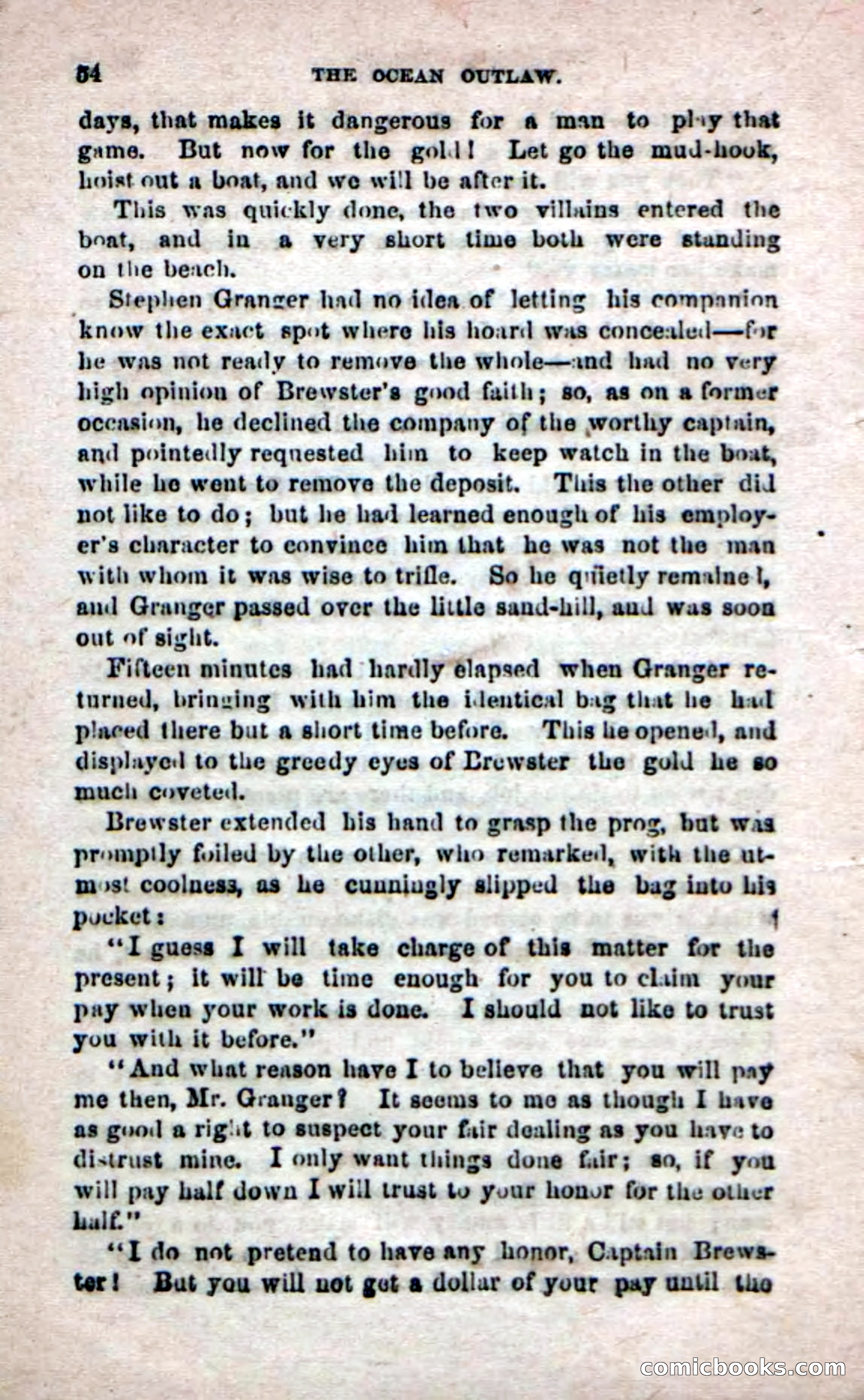 Beadle's Dime Novels No. 208: The Ocean Outlaw — page 52 of 100