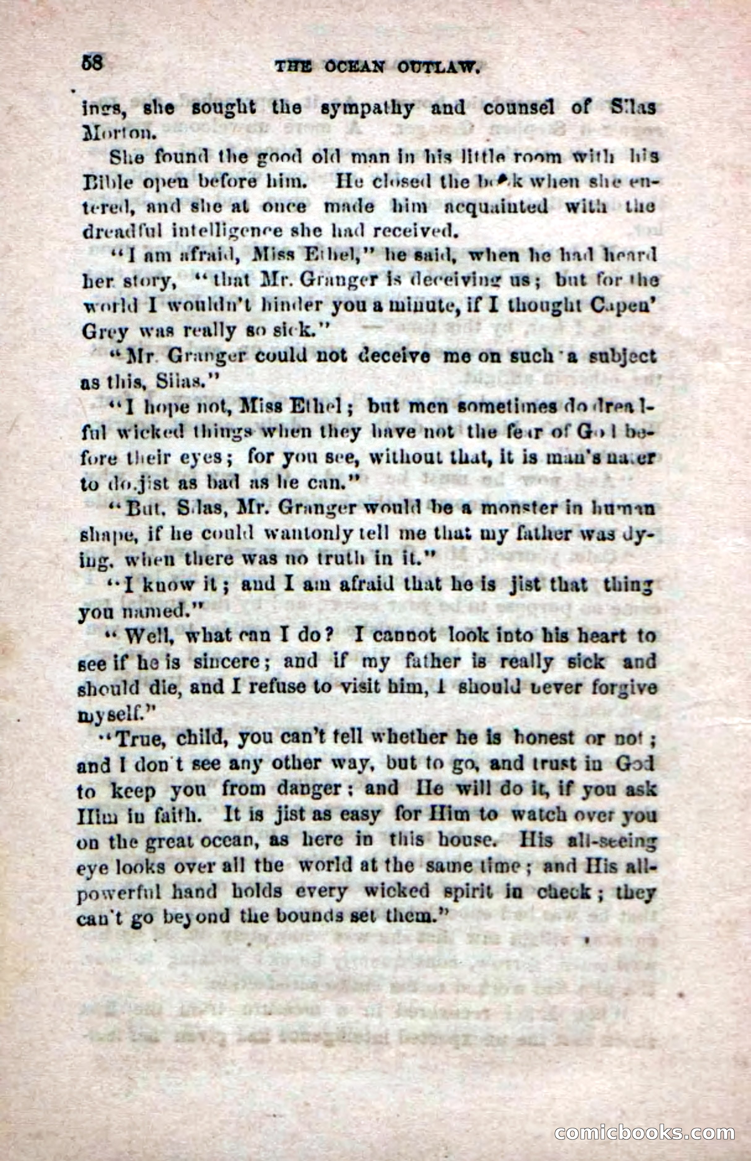 Beadle's Dime Novels No. 208: The Ocean Outlaw — page 56 of 100