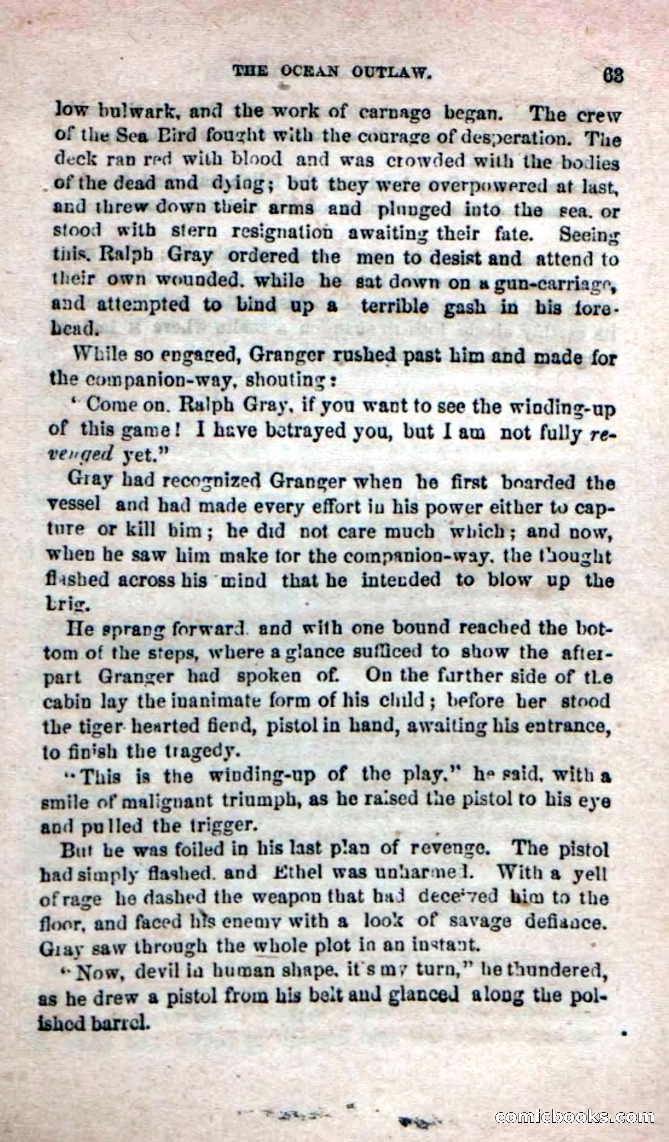 Beadle's Dime Novels No. 208: The Ocean Outlaw — page 61 of 100
