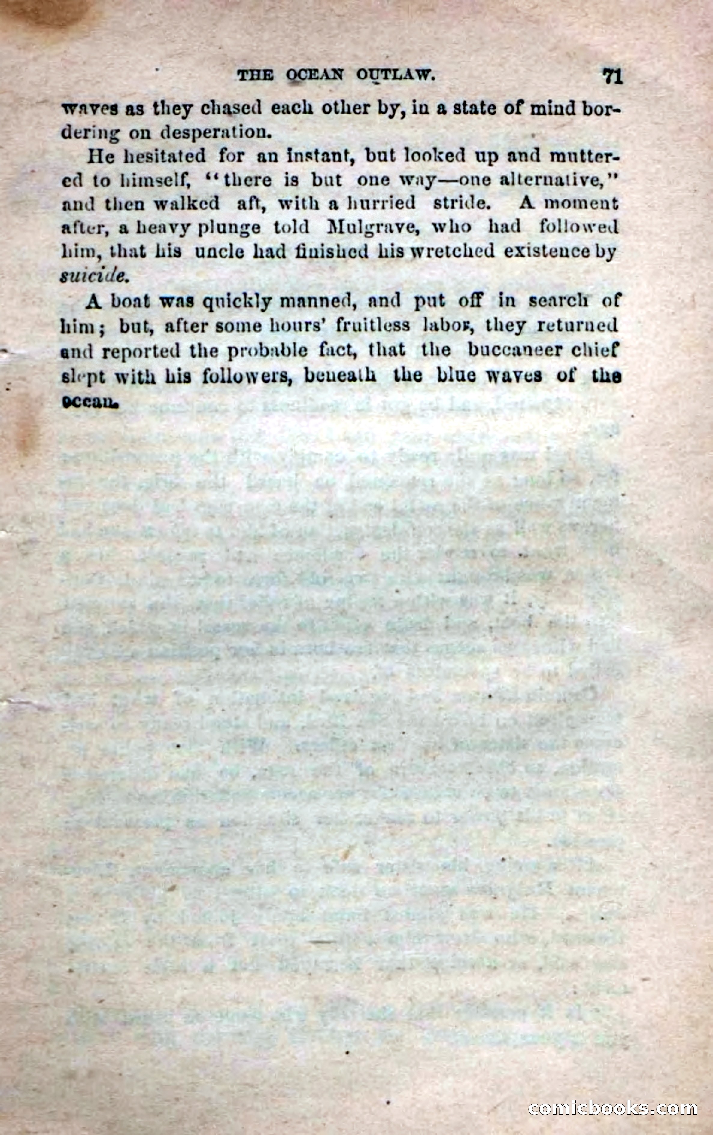 Beadle's Dime Novels No. 208: The Ocean Outlaw — page 69 of 100