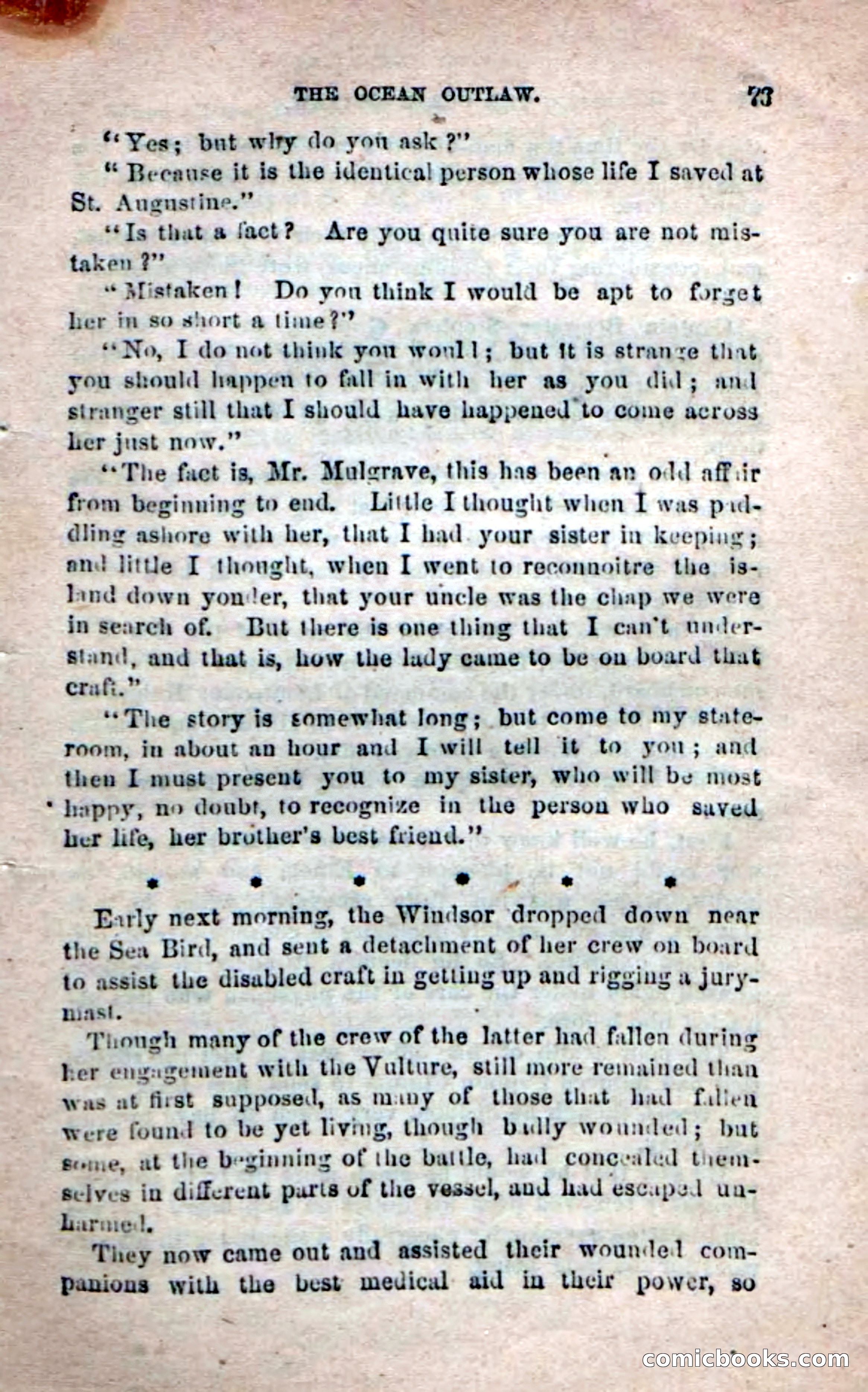 Beadle's Dime Novels No. 208: The Ocean Outlaw — page 71 of 100