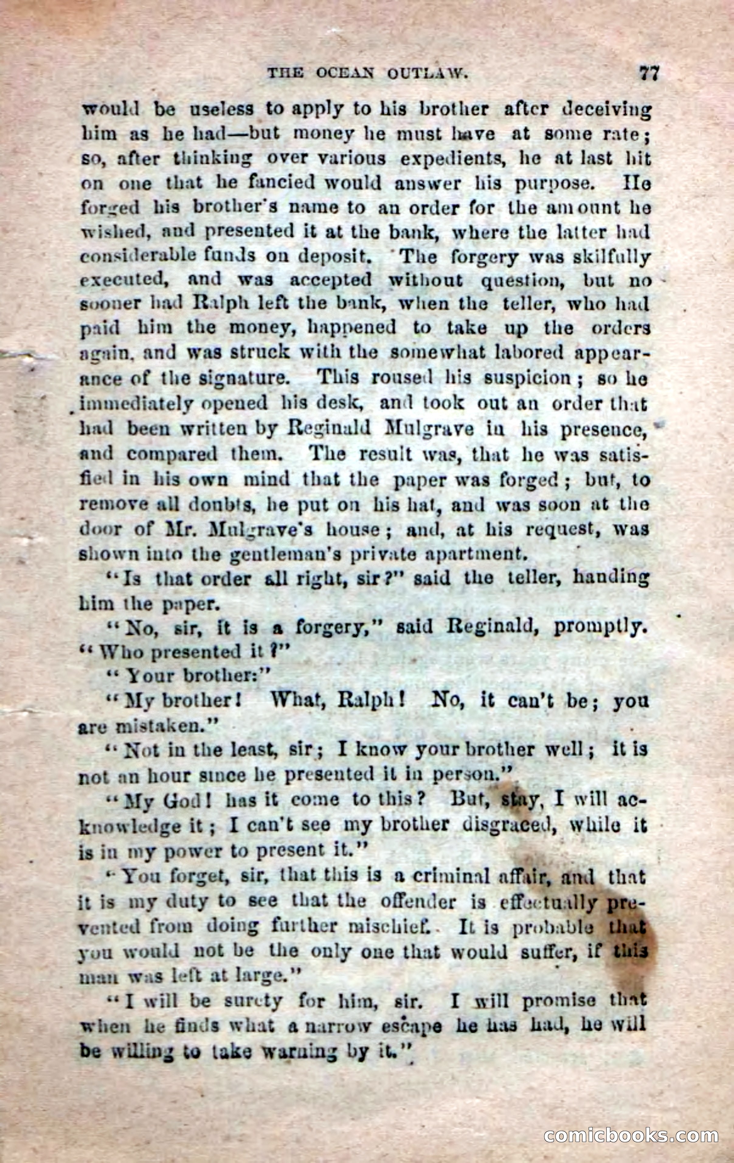 Beadle's Dime Novels No. 208: The Ocean Outlaw — page 75 of 100