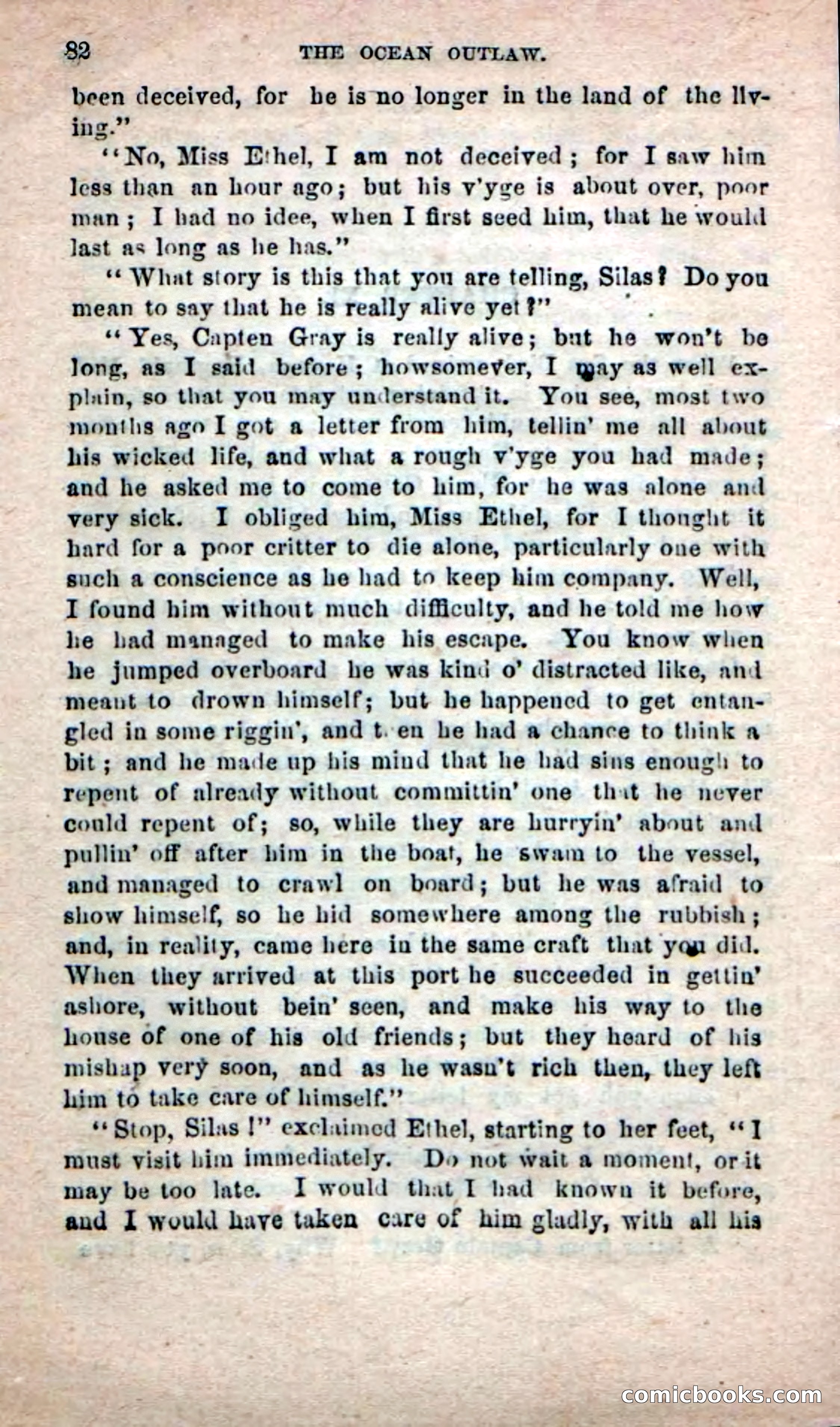 Beadle's Dime Novels No. 208: The Ocean Outlaw — page 80 of 100