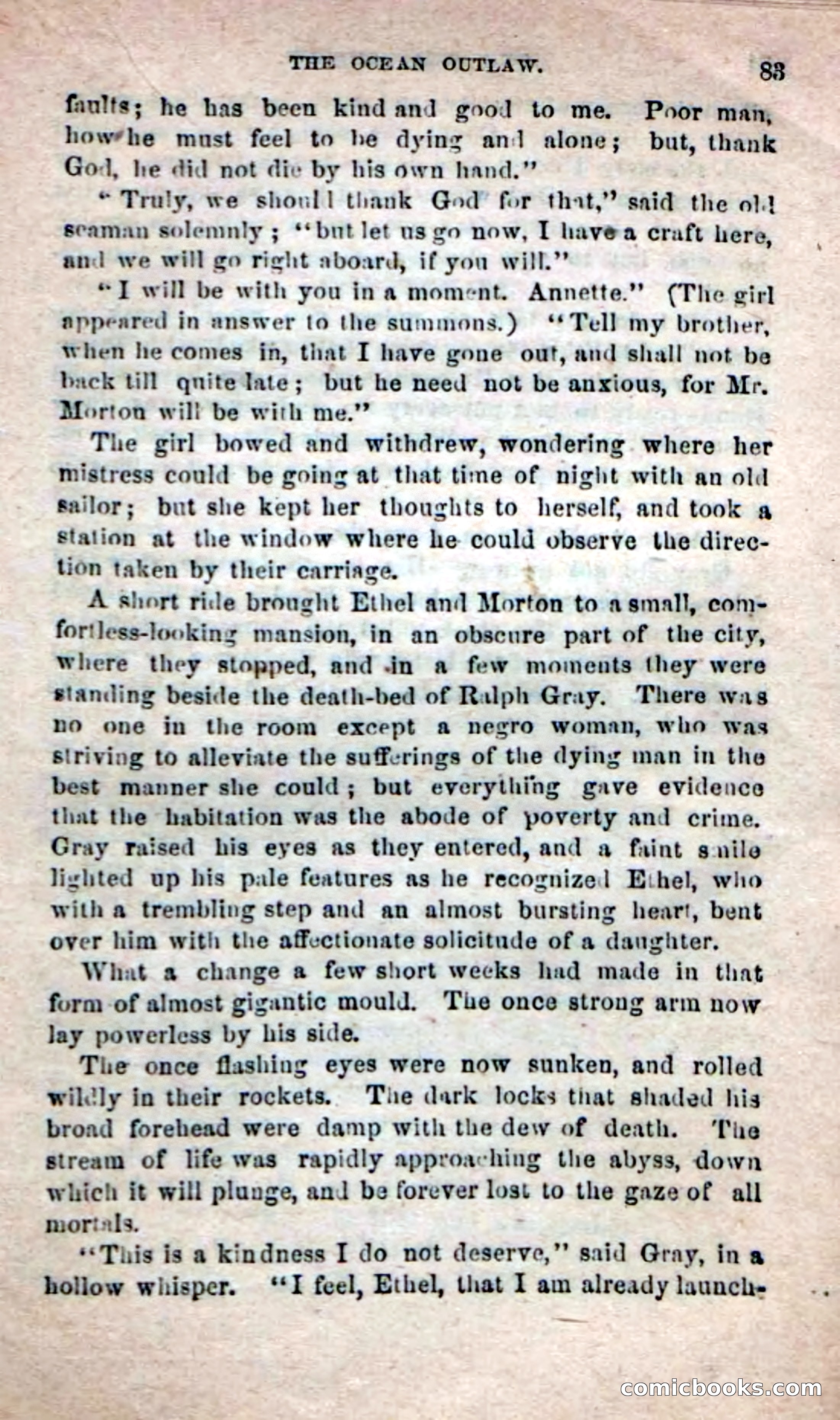 Beadle's Dime Novels No. 208: The Ocean Outlaw — page 81 of 100