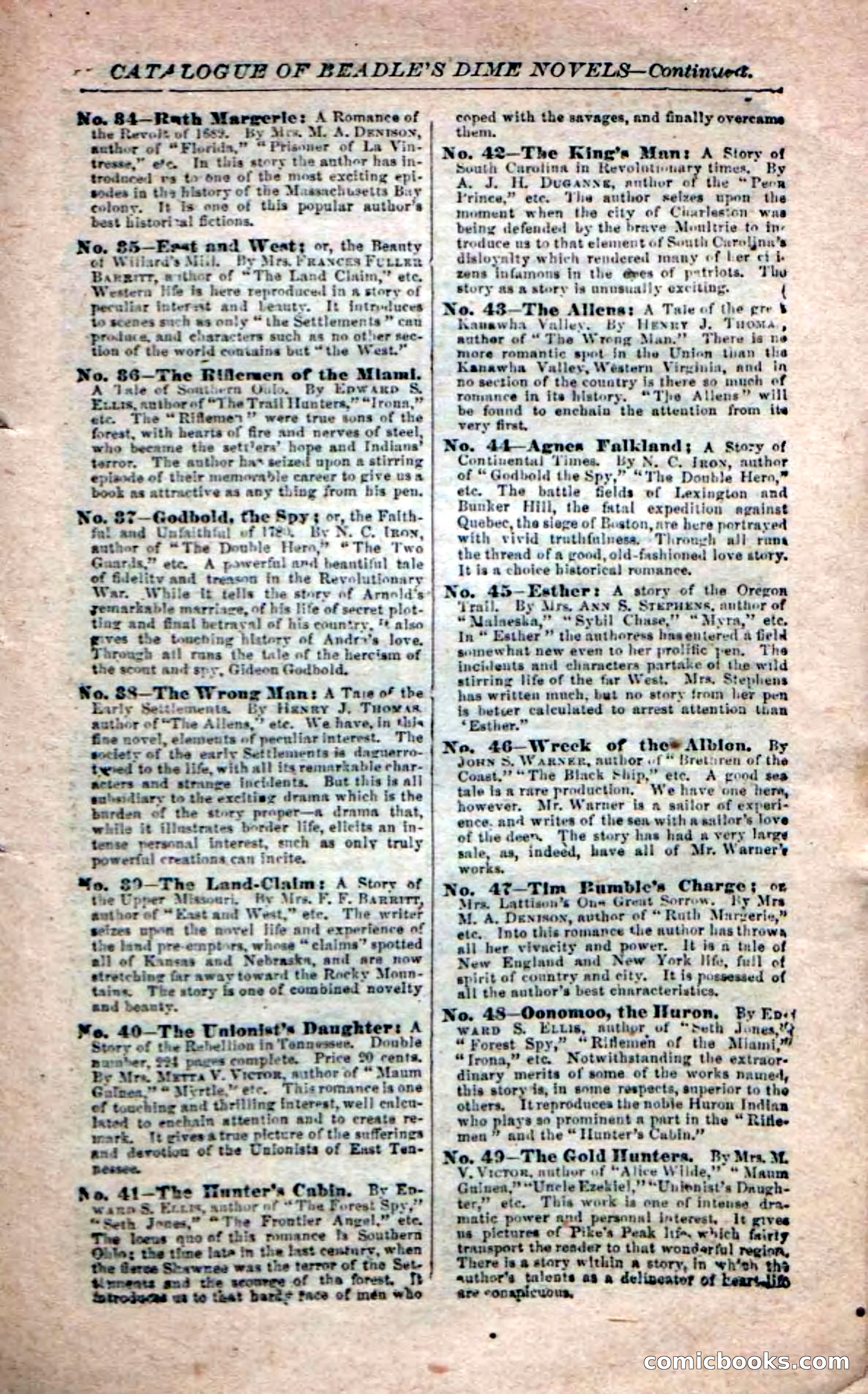Beadle's Dime Novels No. 208: The Ocean Outlaw — page 89 of 100