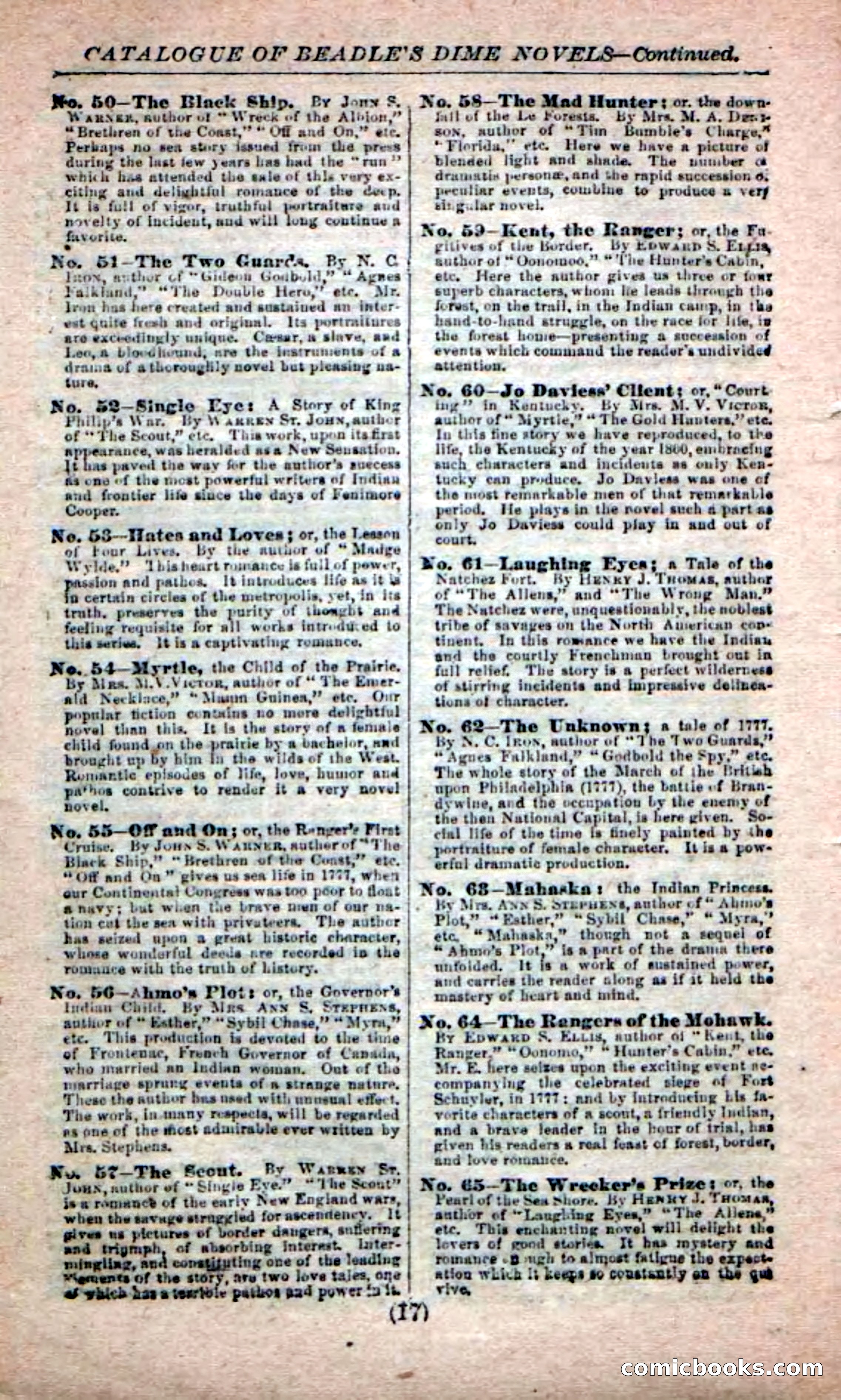 Beadle's Dime Novels No. 208: The Ocean Outlaw — page 90 of 100
