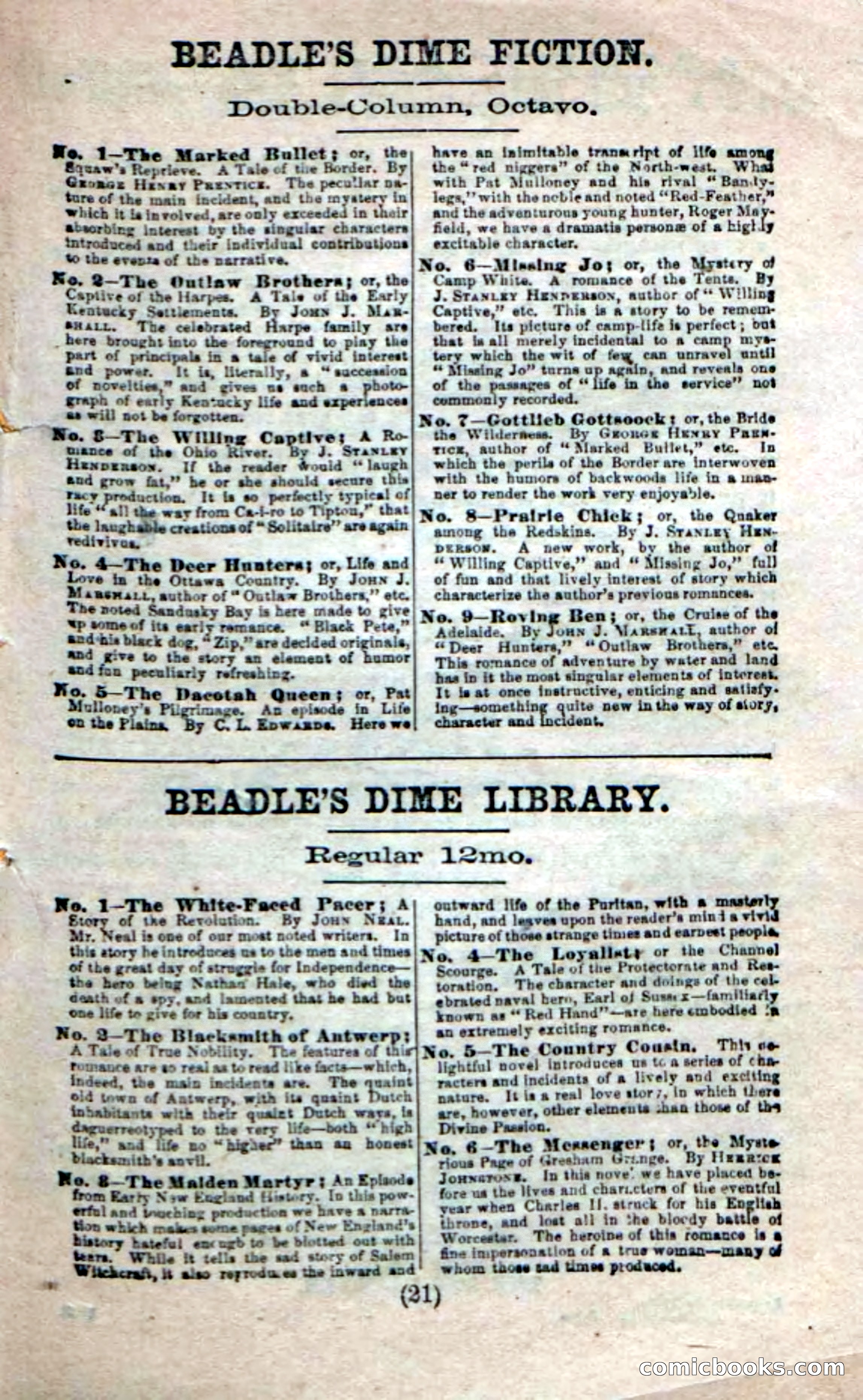 Beadle's Dime Novels No. 208: The Ocean Outlaw — page 97 of 100